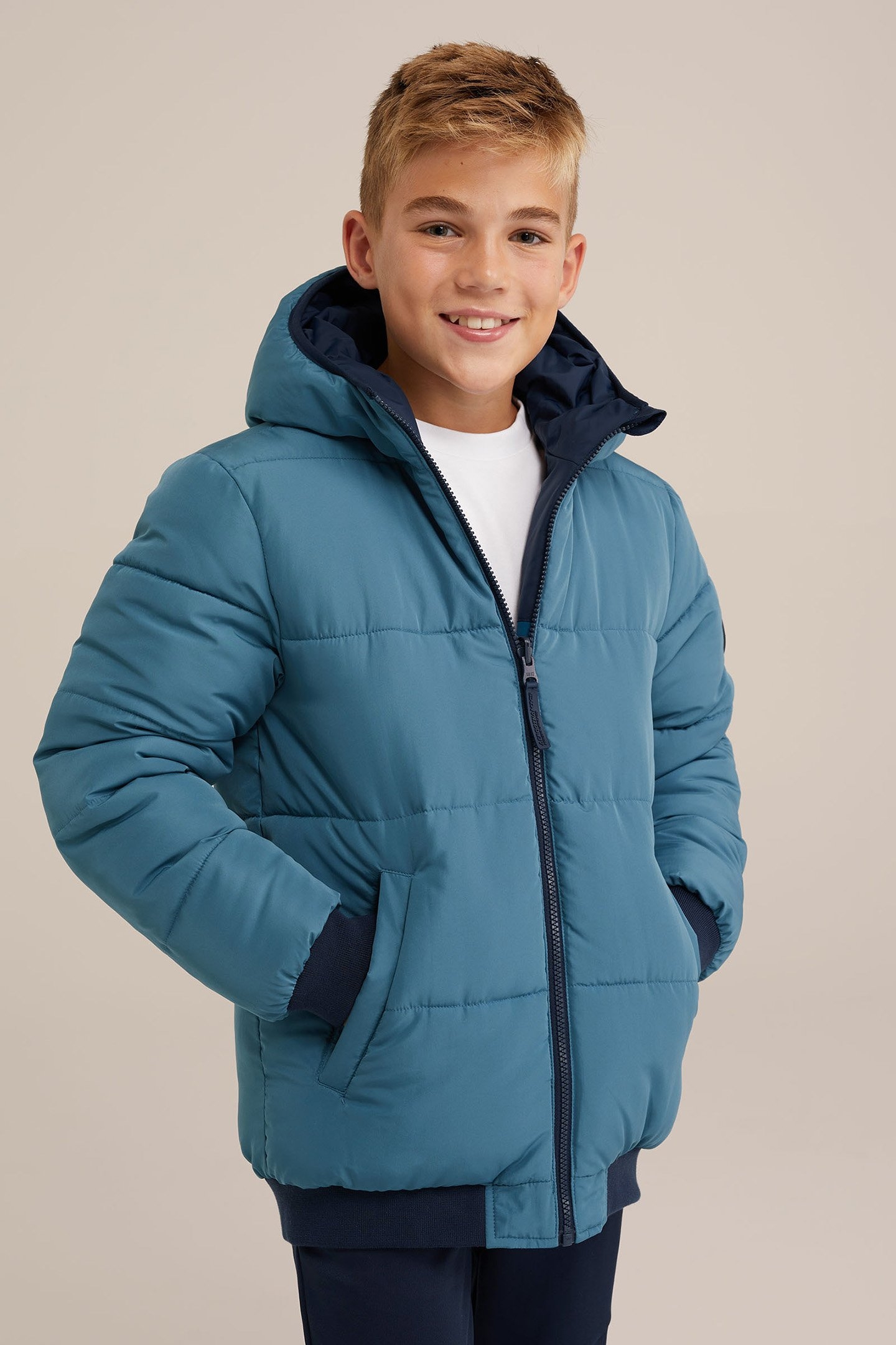 JACKET REVERSIBLE BOMBER BLUE 3