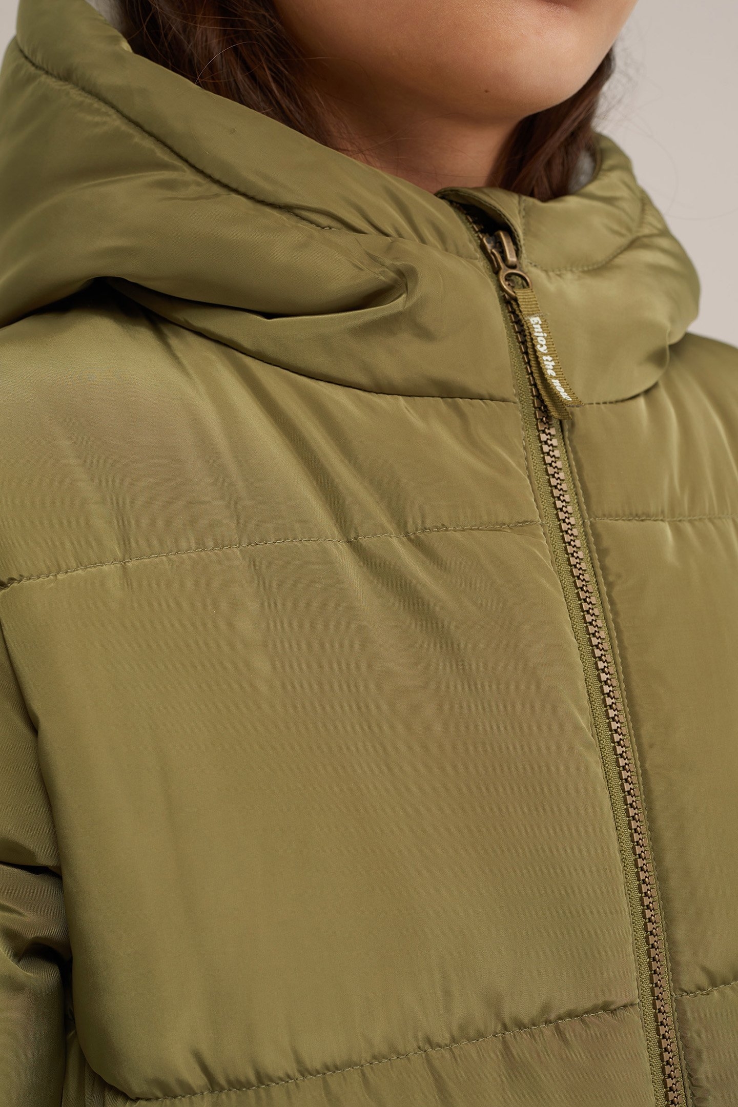 JACKET LONG LENGTH OLIVE GREEN 5