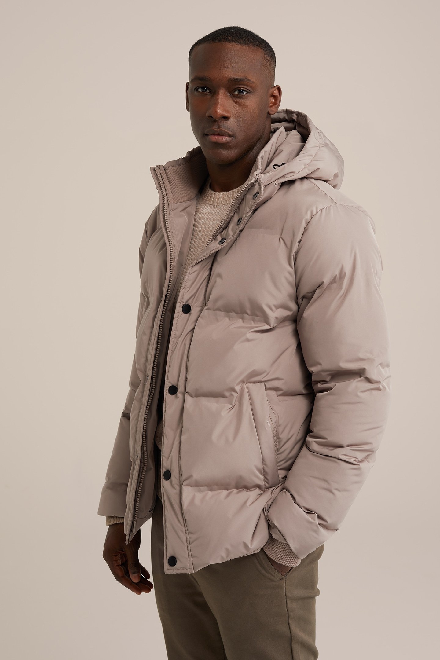 JACKET NORMAL LENGTH BEIGE 1