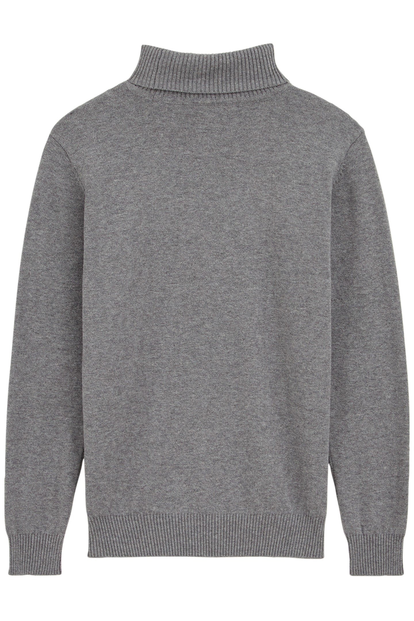 KNITTED PULLOVER LIGHT GREY 4