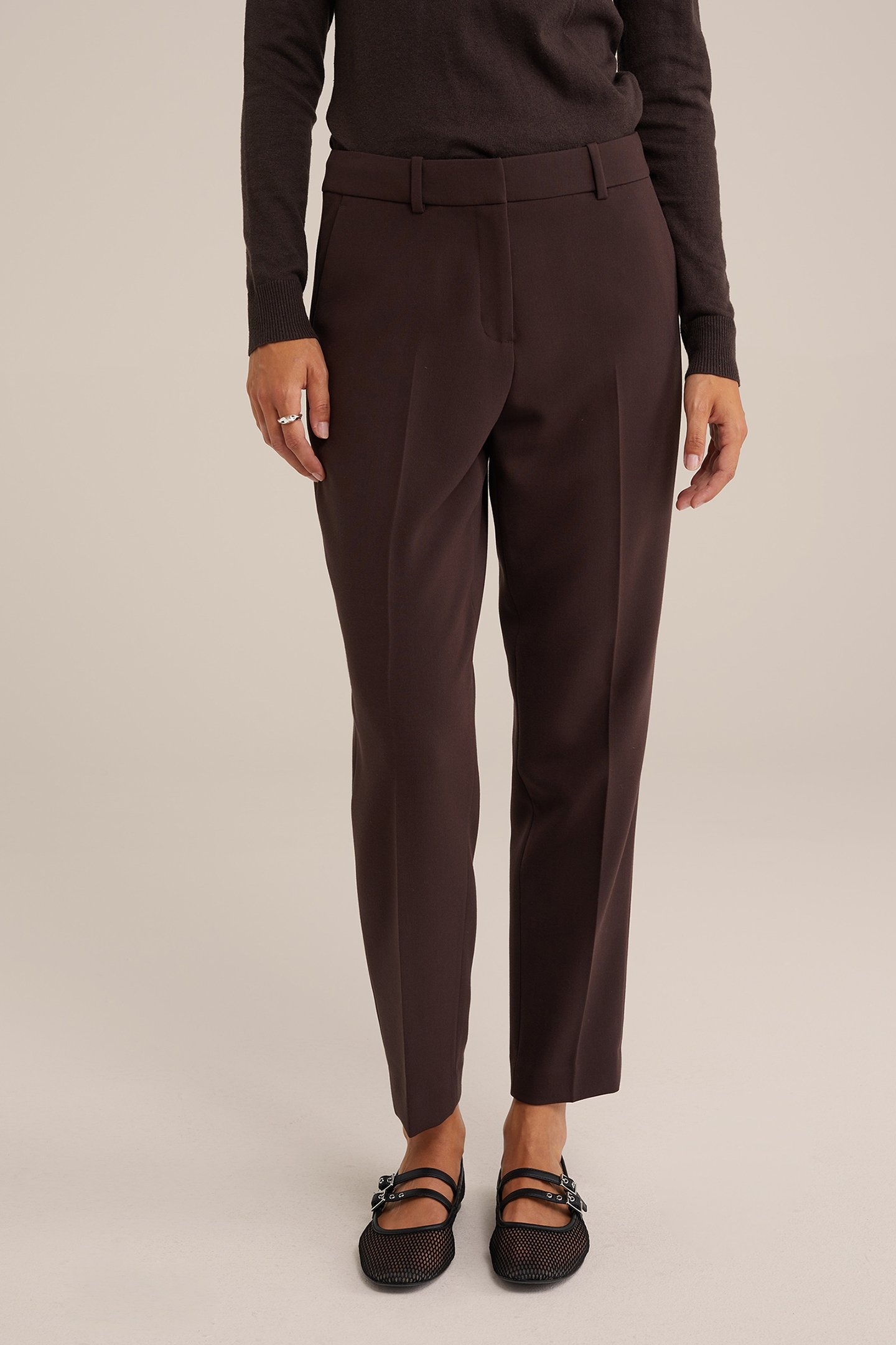 TROUSER DARK BROWN 1