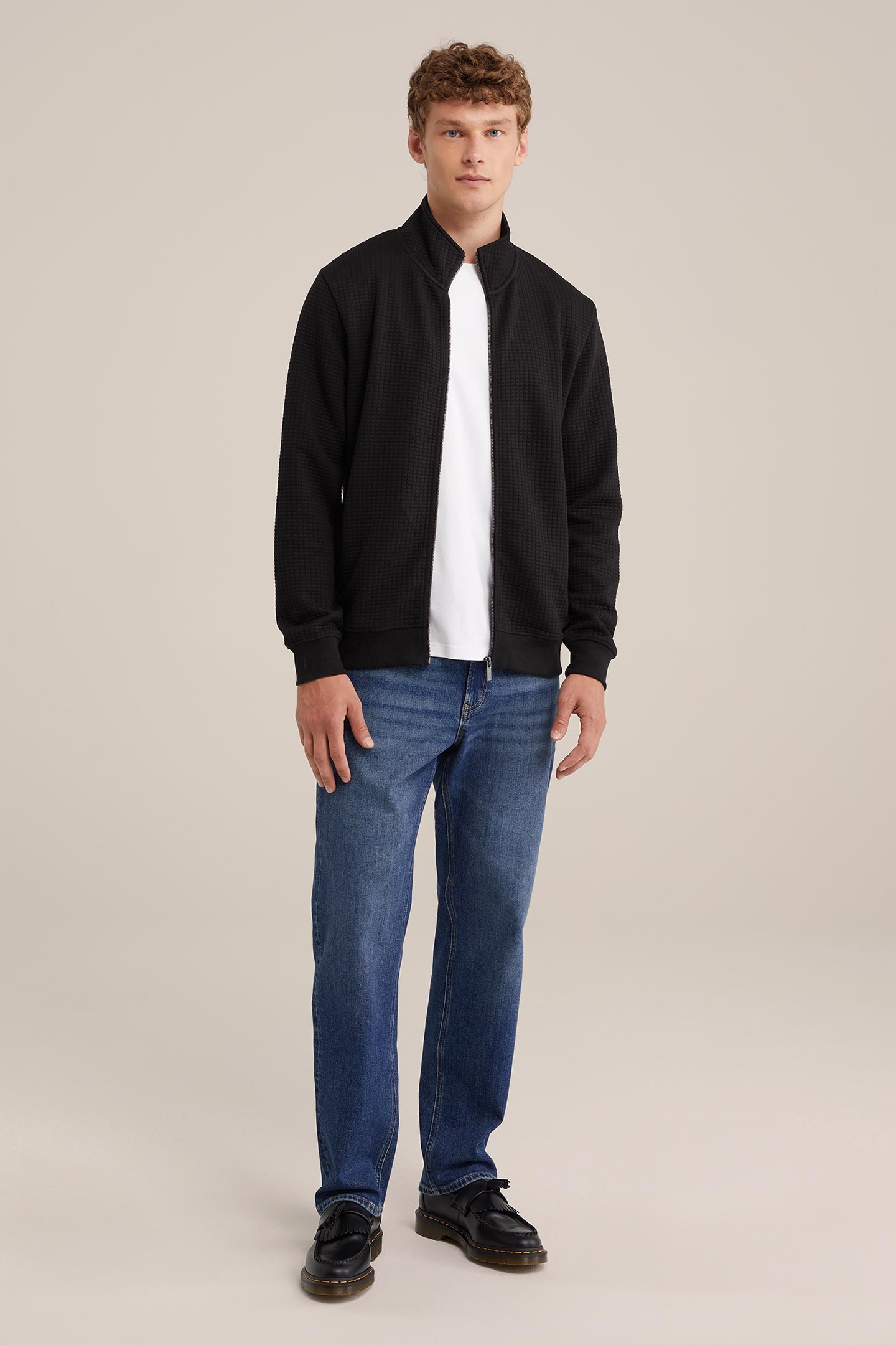 CARDIGAN WITH ZIPPER BLACK 3