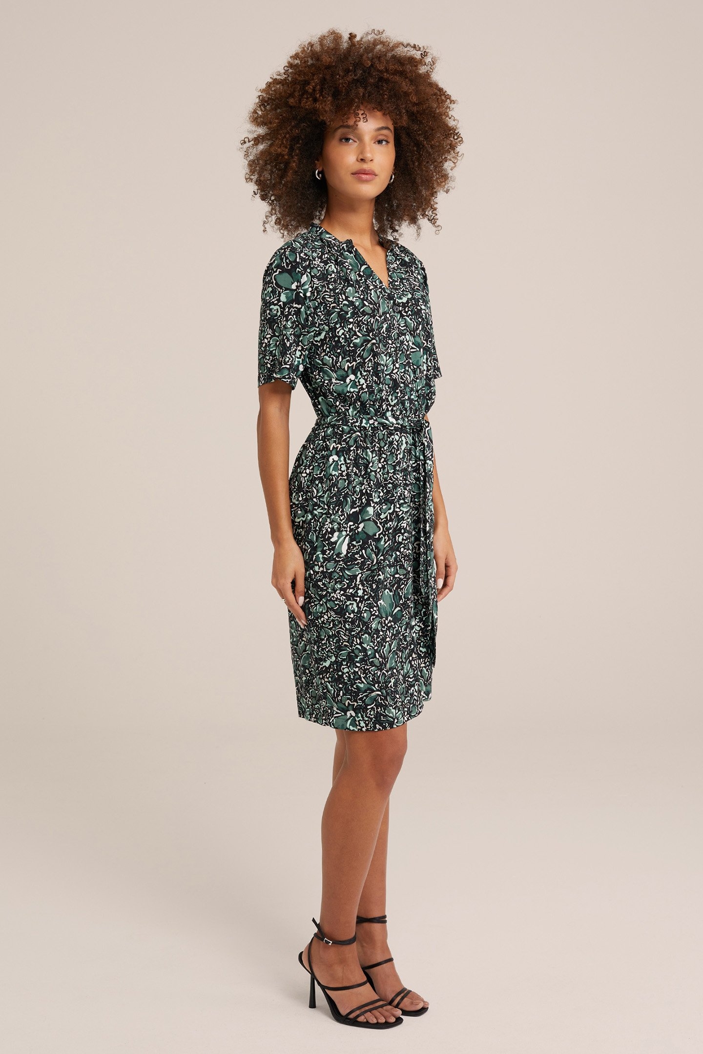 DRESS SHORT DARK GREEN 2