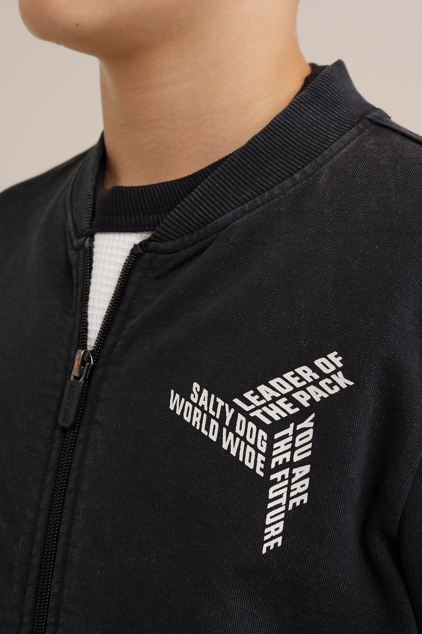 CARDIGAN WITH ZIPPER BLACK 5