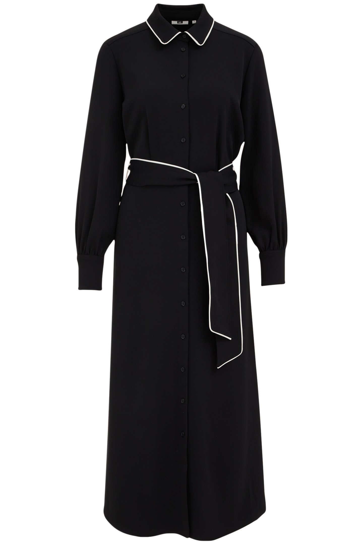 DRESS MID LENGTH BLACK 3