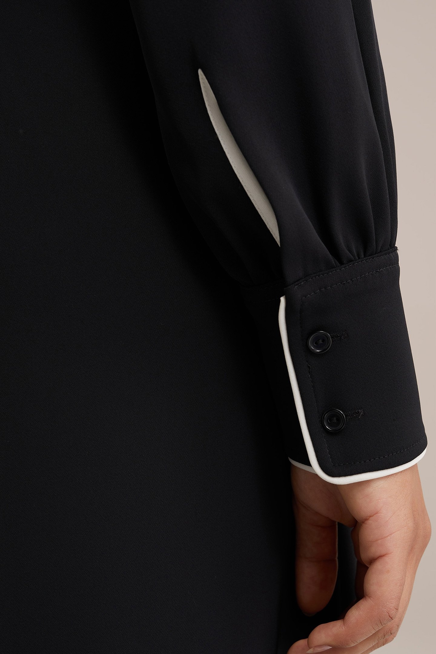 DRESS MID LENGTH BLACK 6