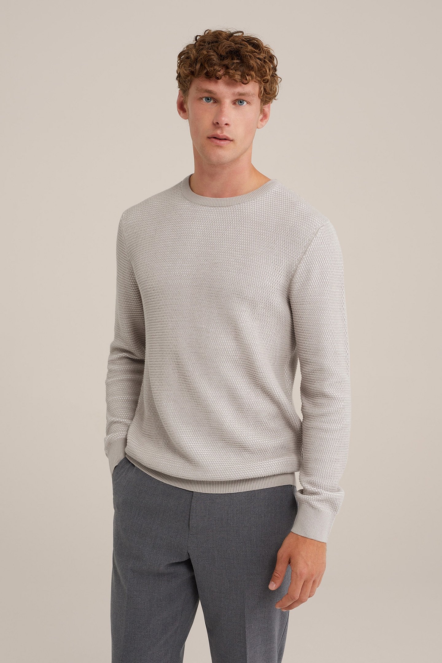 PULLOVER LIGHT GREY 1