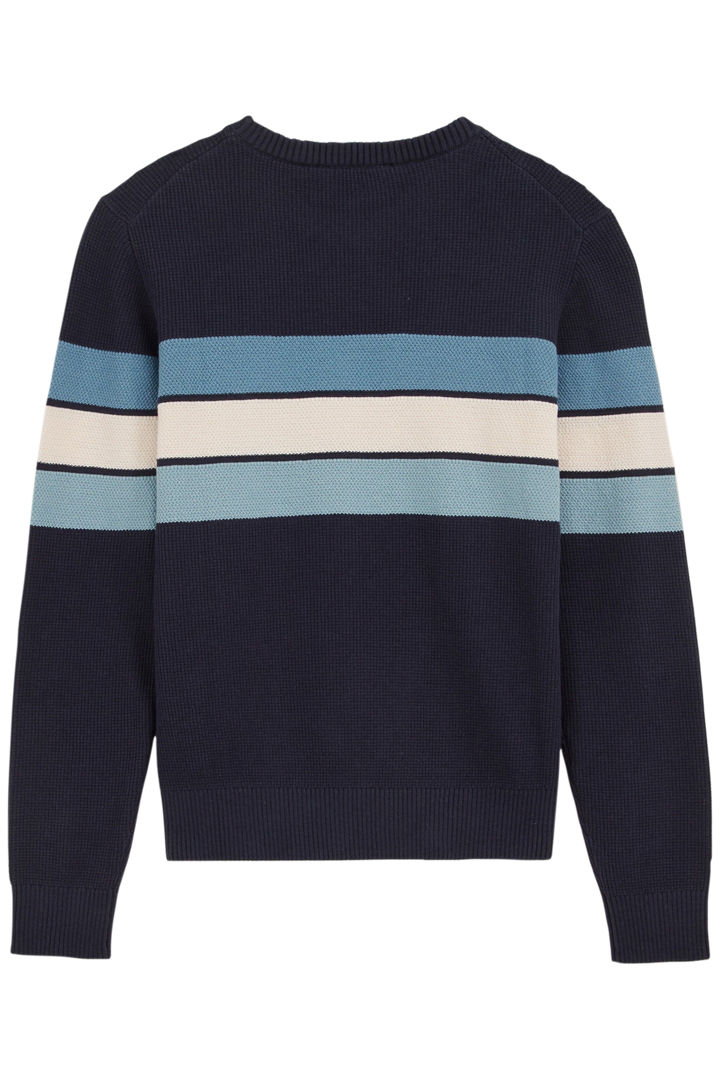 KNITTED PULLOVER DARK BLUE 4