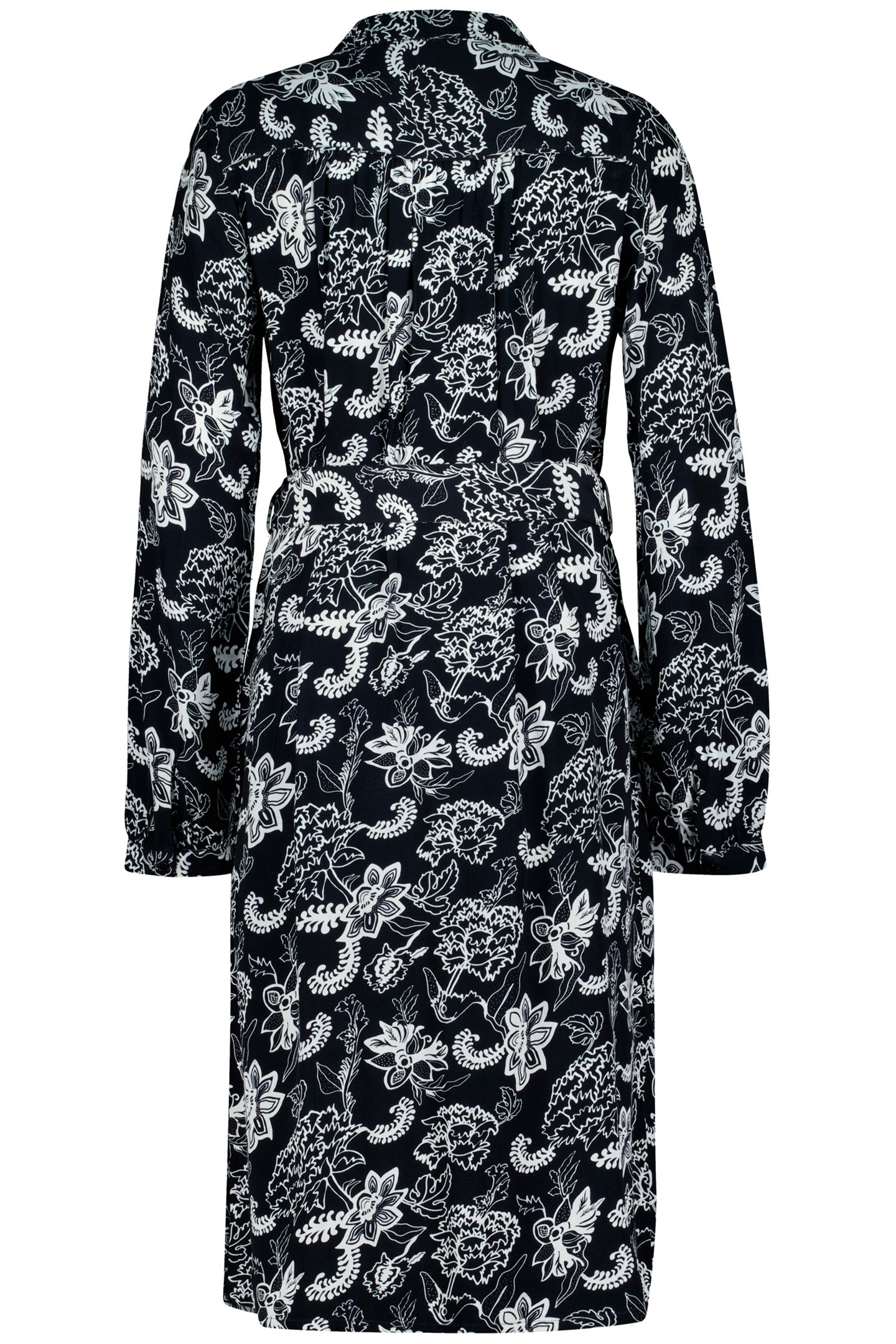 LONGER TUNIC PRECIOUS, 3/4 SLEEVE DARKBLUE WITH WHITE SENNA 4