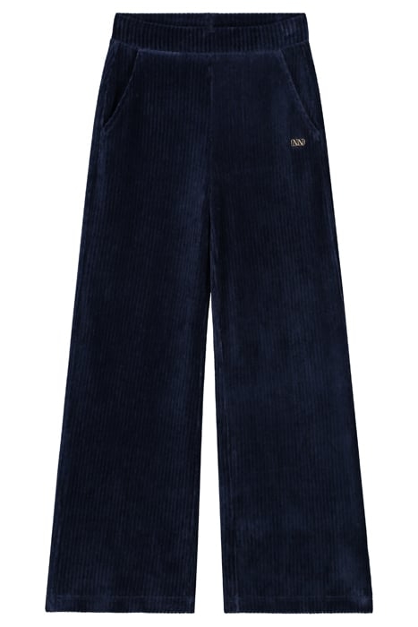 BIANCA VELVET PANTS DARK BLUE 1