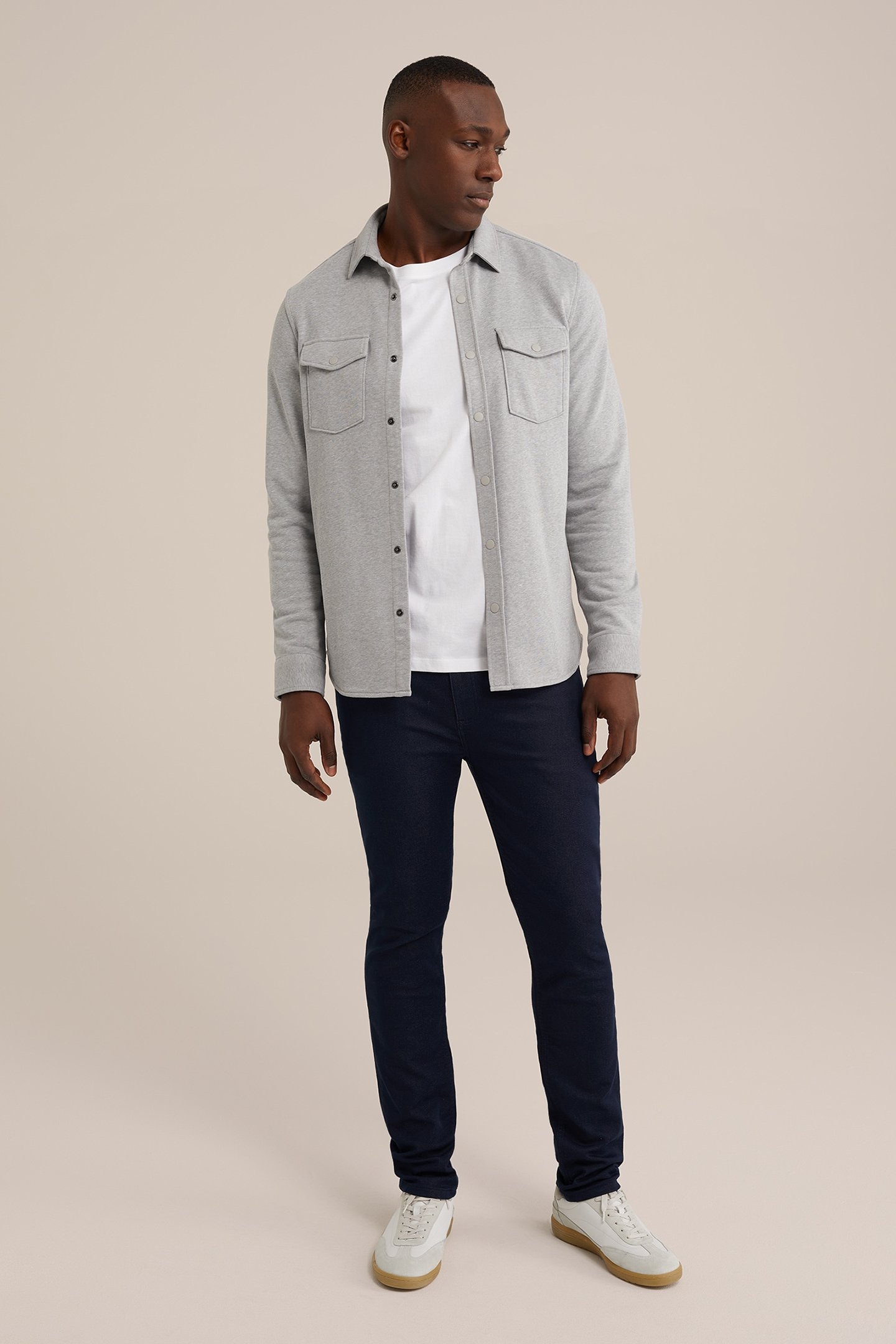 5-POCKET MID WAIST DARK BLUE 3