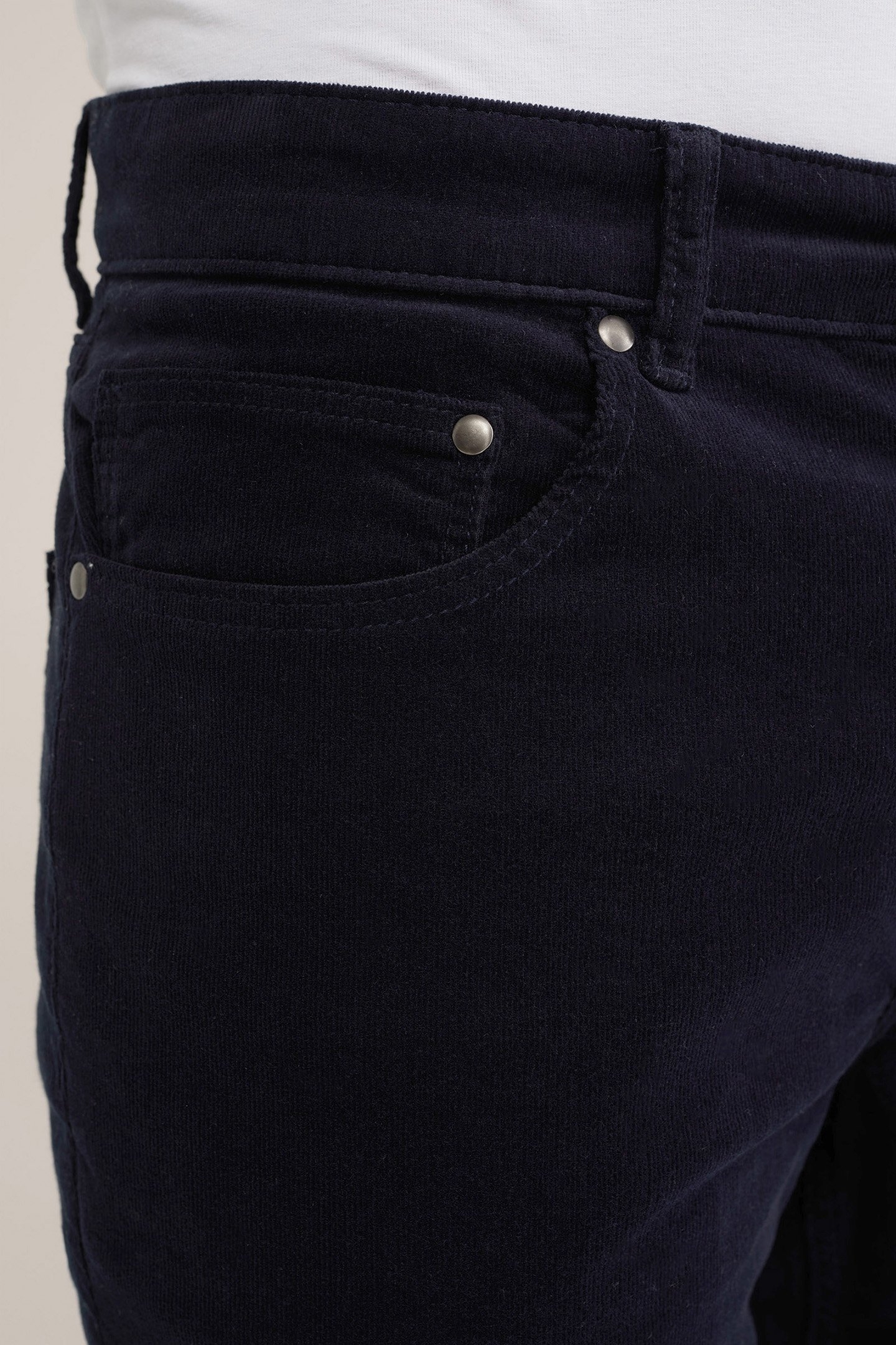 5-POCKET MID WAIST DARK BLUE 5