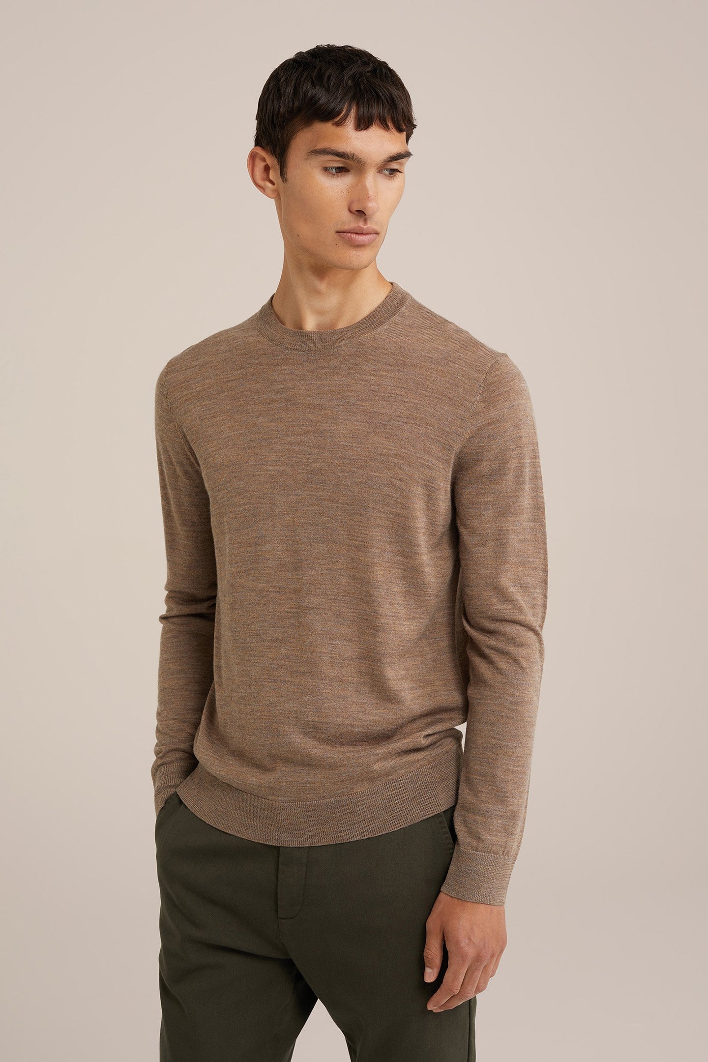 PULLOVER LIGHT BROWN 1
