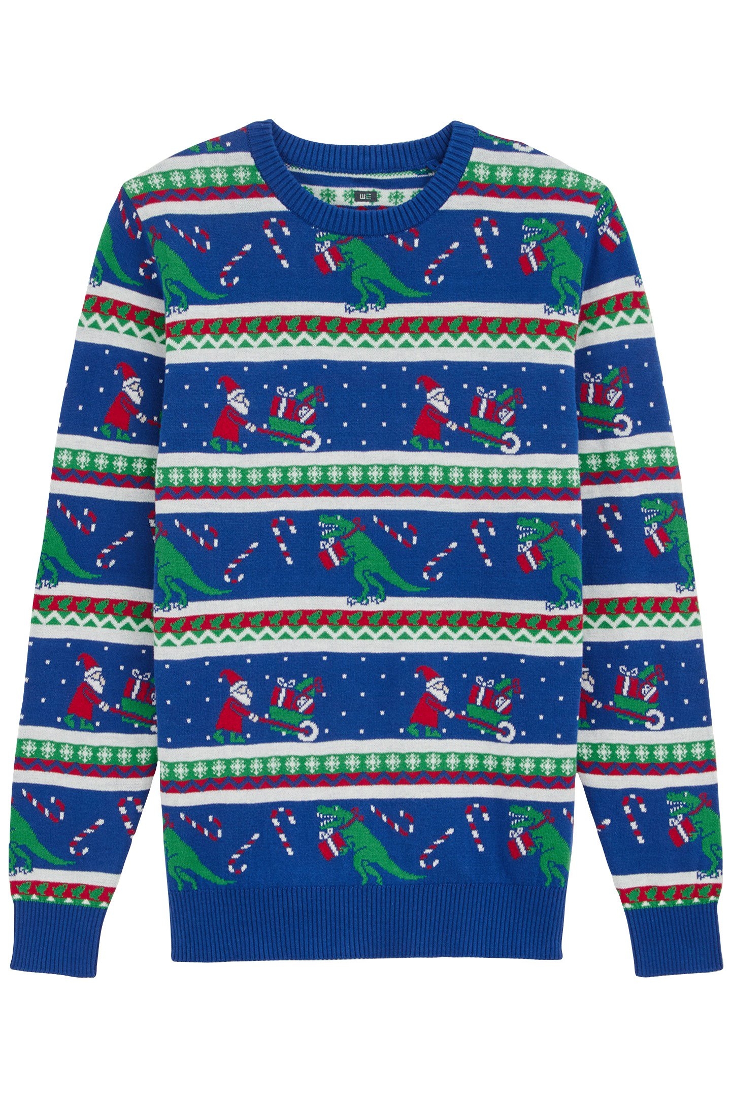 KNITTED PULLOVER DARK BLUE 3