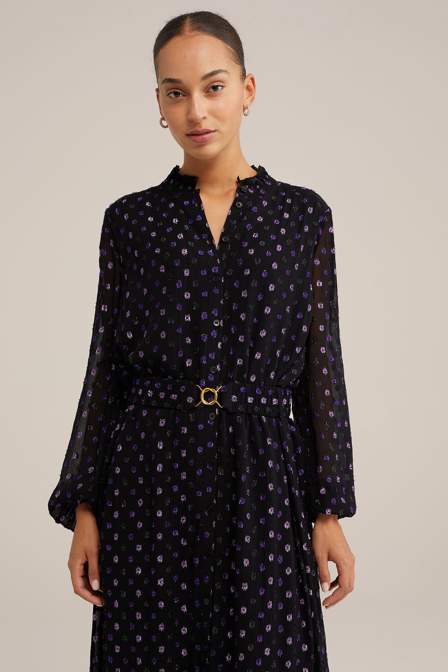 DRESS MID LENGTH BLACK 6