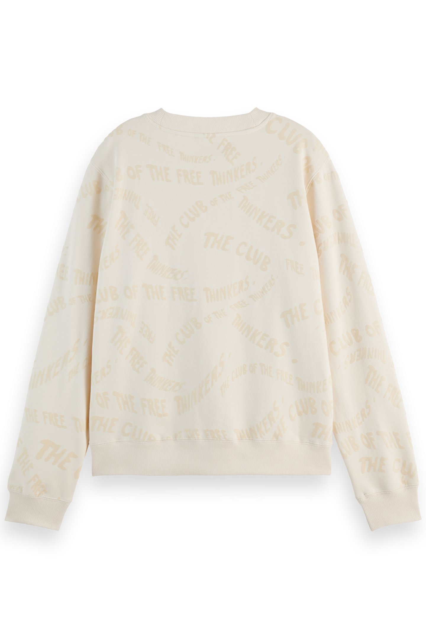 FLOCK AOP REGULAR FIT SWEATSHIRT SOFT ICE 5