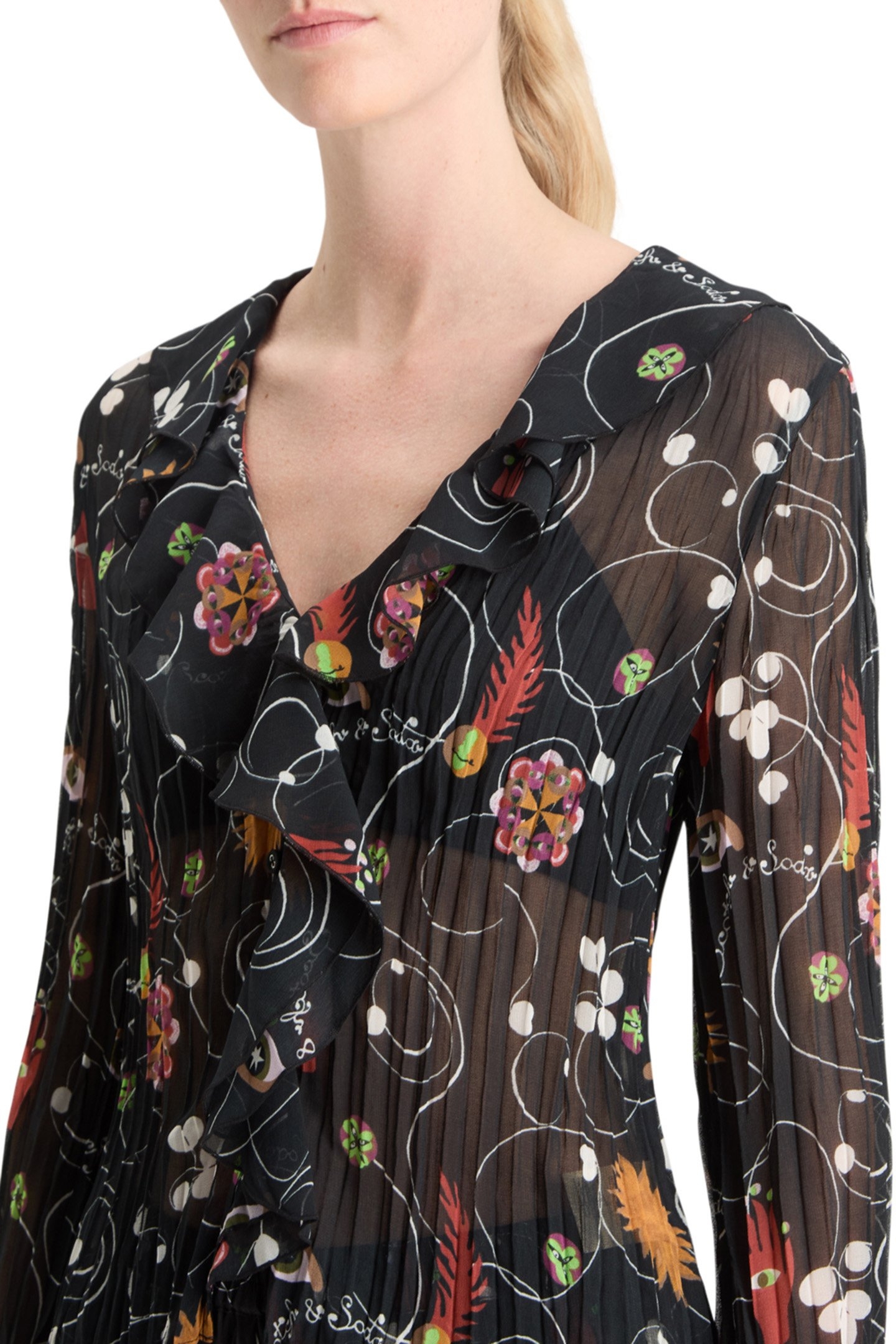 RUFFLED TOP FREE MIND 8