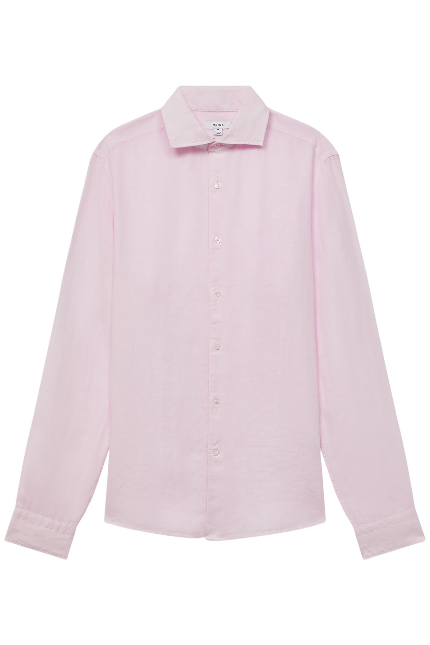RUBAN-LS LINEN SHIRT SOFT PINK 2