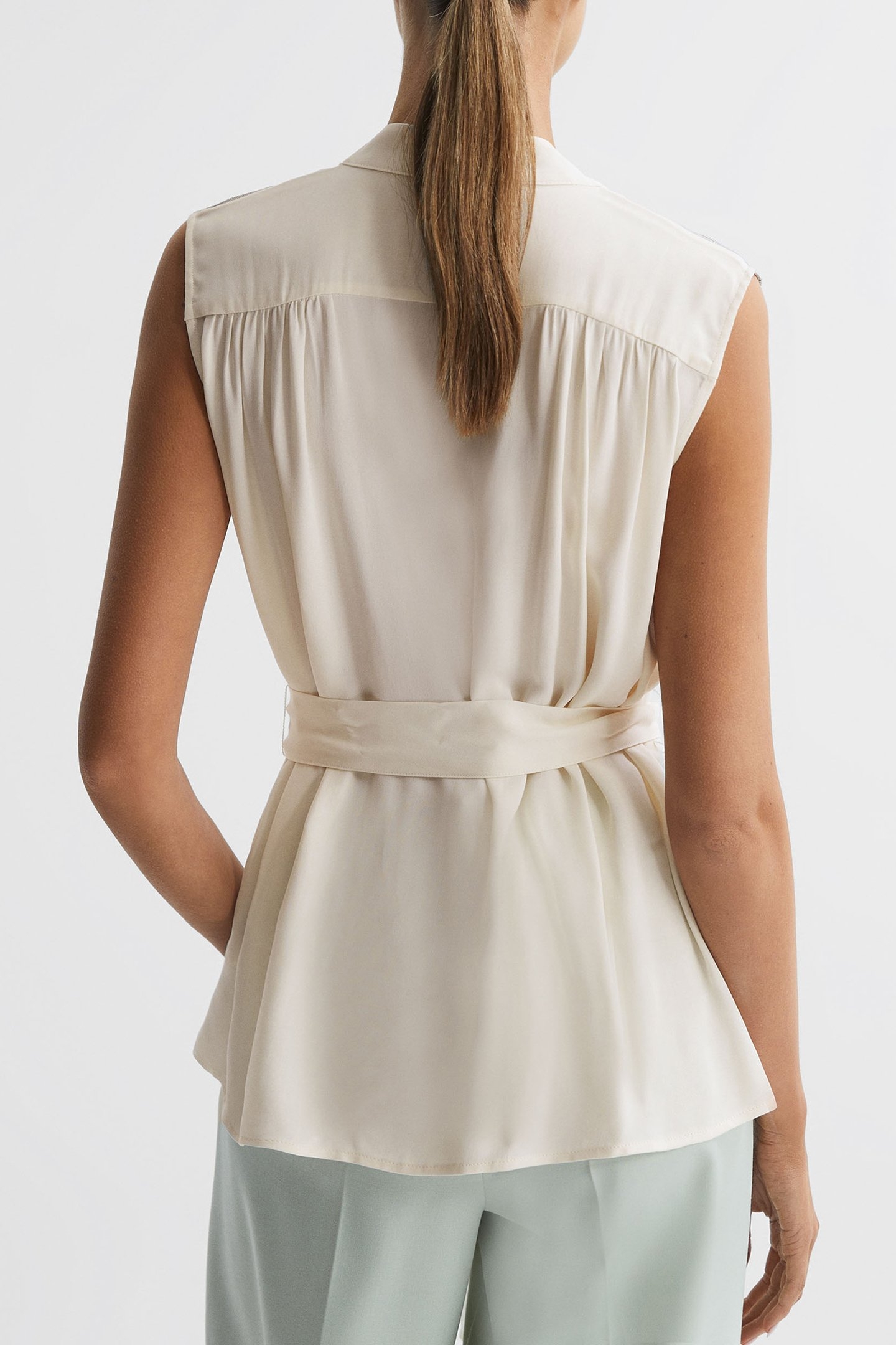 ROMY-SOFT SLEEVELESS SHEL IVORY 2