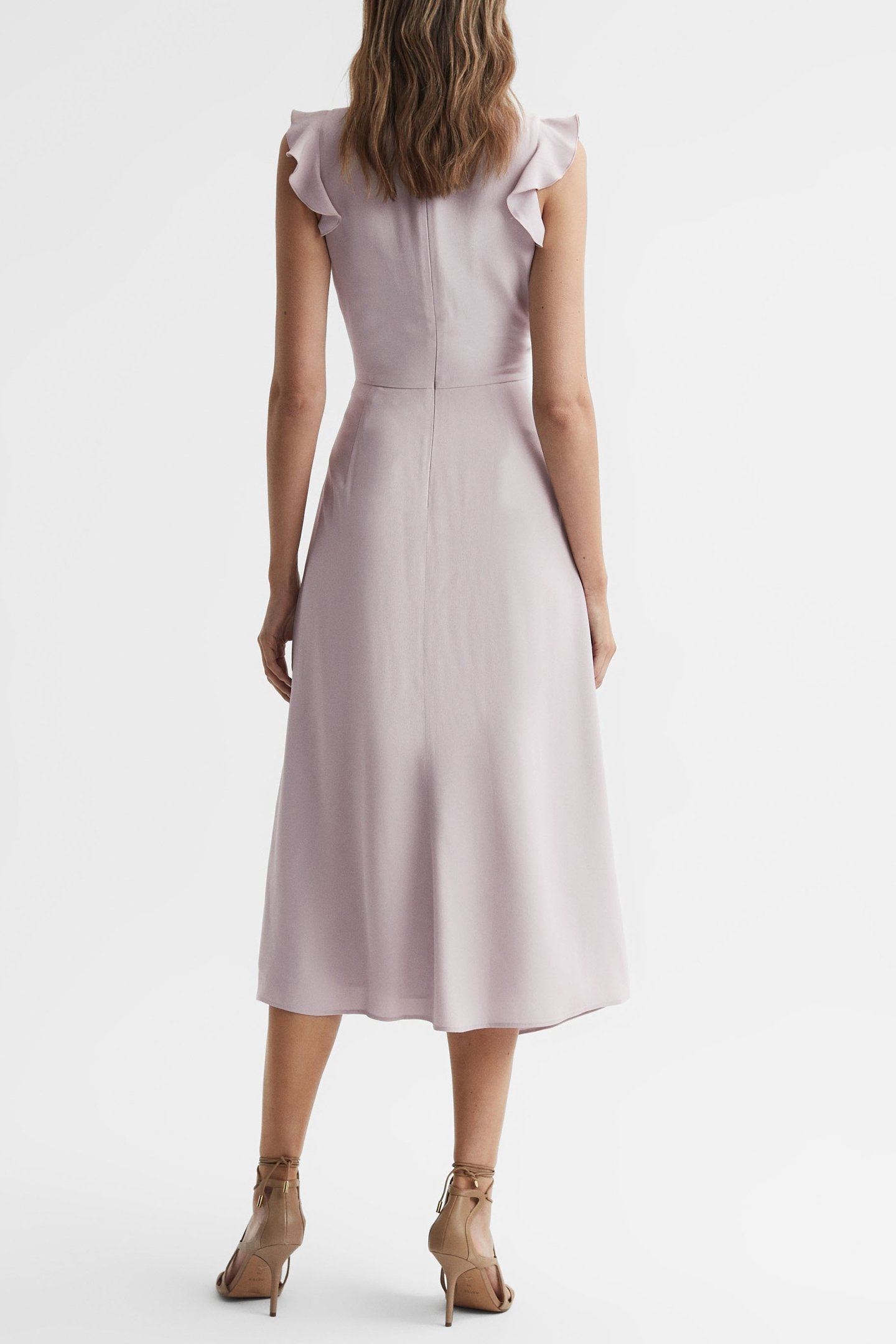 WILLOW-TIE FRONT DRESS LILAC 2