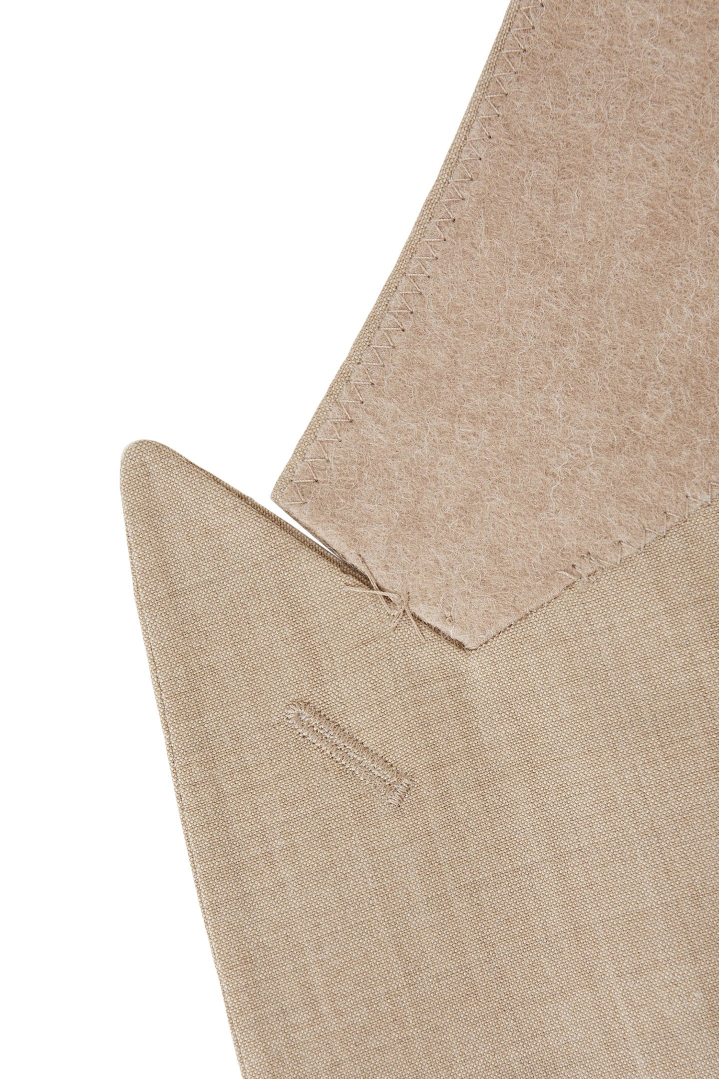 SB 1B PEAK WOOL PLAIN WEAVE BLAZER OATMEAL 5