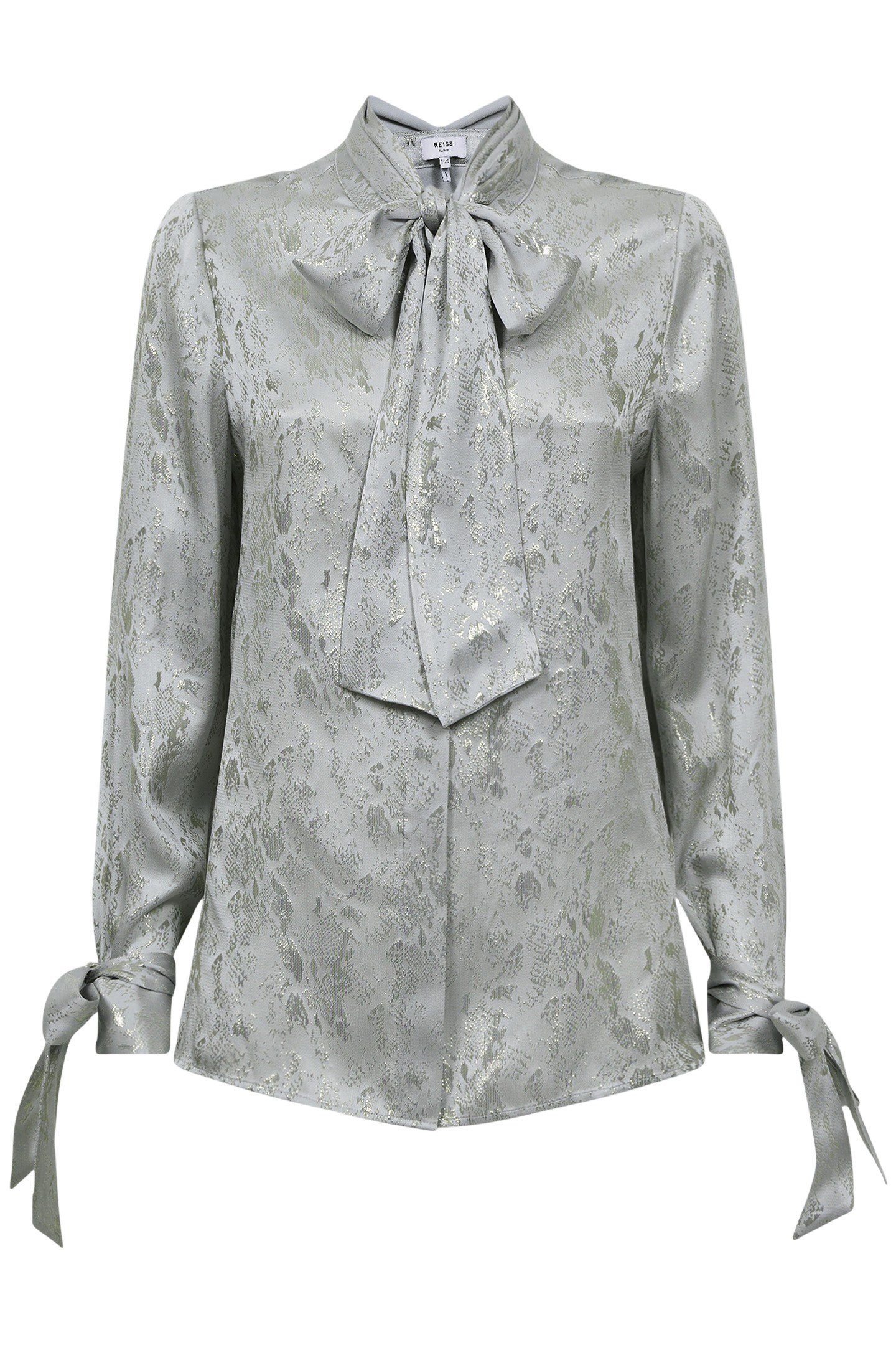 METALLIC BLOUSE SILVER 4