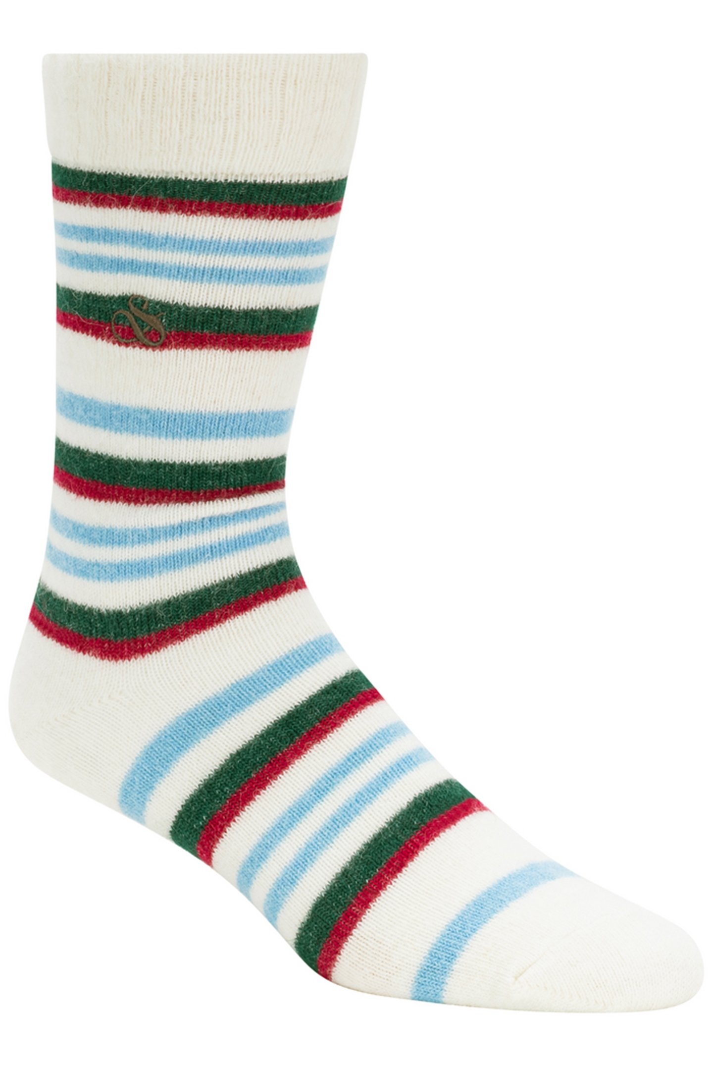 1PK MENS NON TERRY CREW IVORY 1