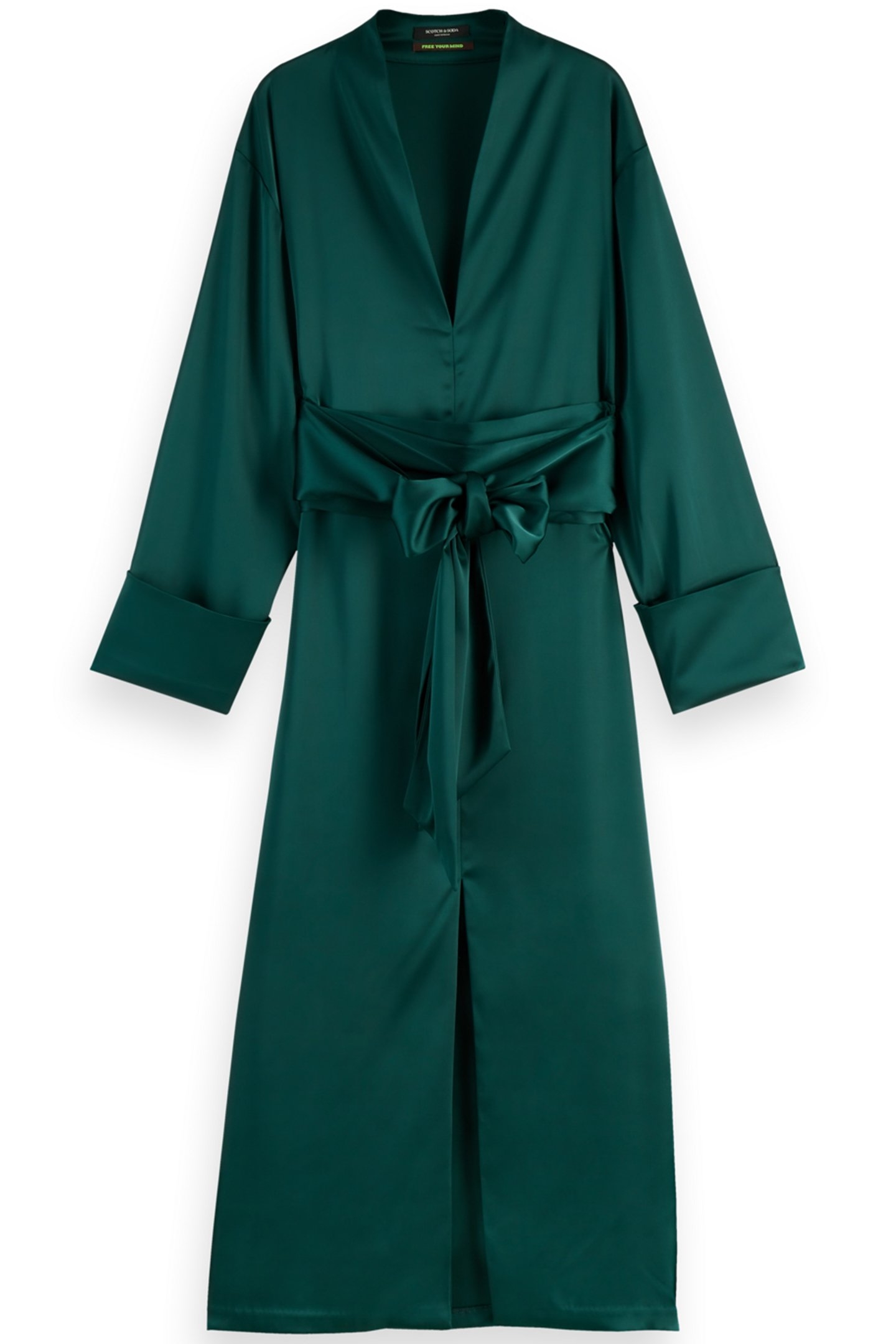 KIMONO MIDI DRESS CYPRESS GREEN 3