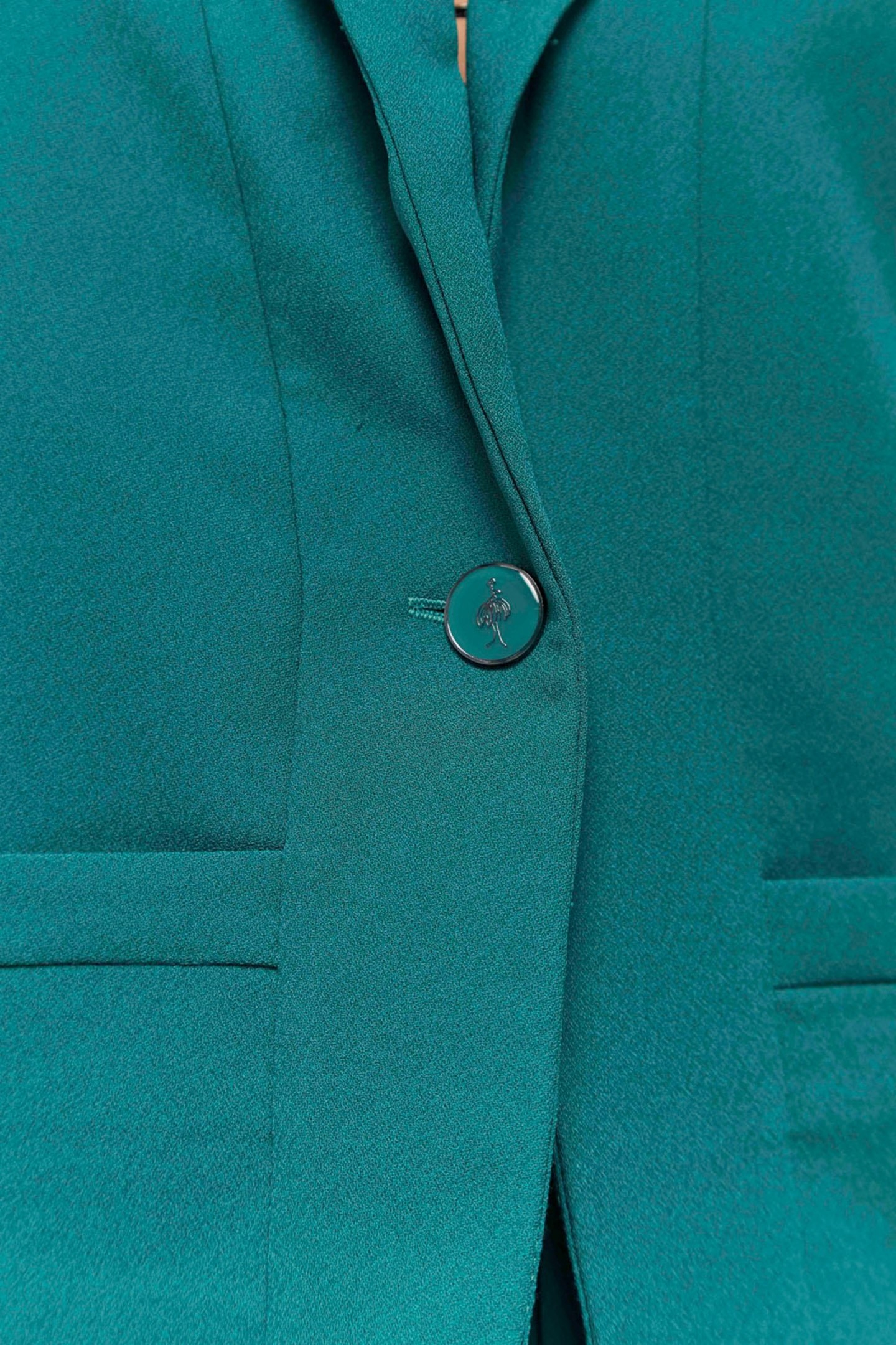 VARA - JUNGLE GREEN SUIT JACKET IN RECYCLED POLYESTER GREEN 5