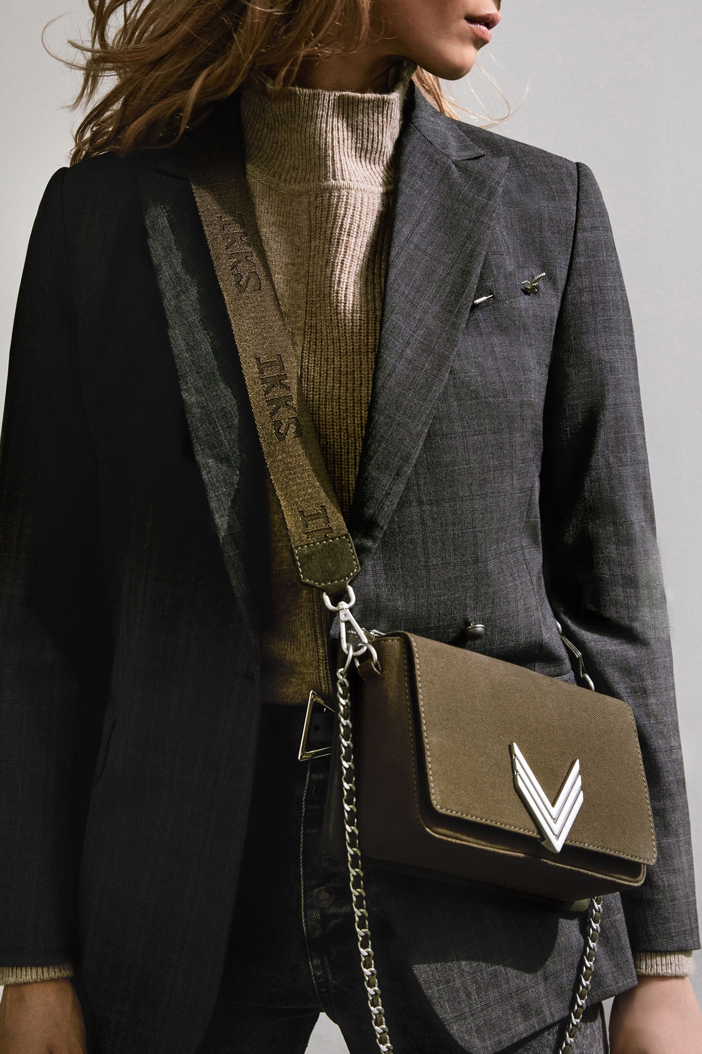 111 LENA BAG IN KHAKI COTTON CANVAS AND CAMOUFLAGE 2