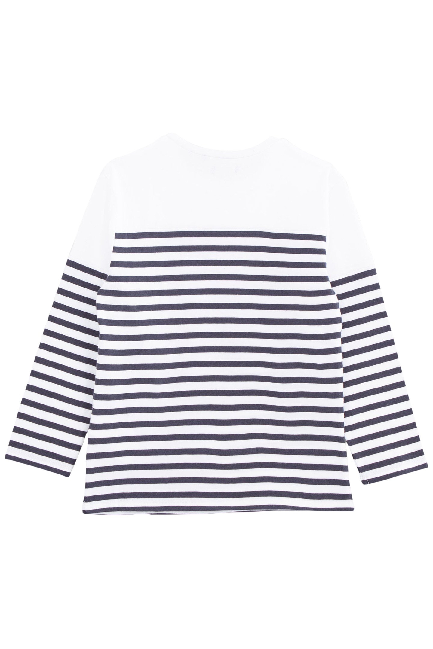 BOYS’ NAVY ORGANIC COTTON T-SHIRT, CUT-OUTS AND EMBROIDERY 2