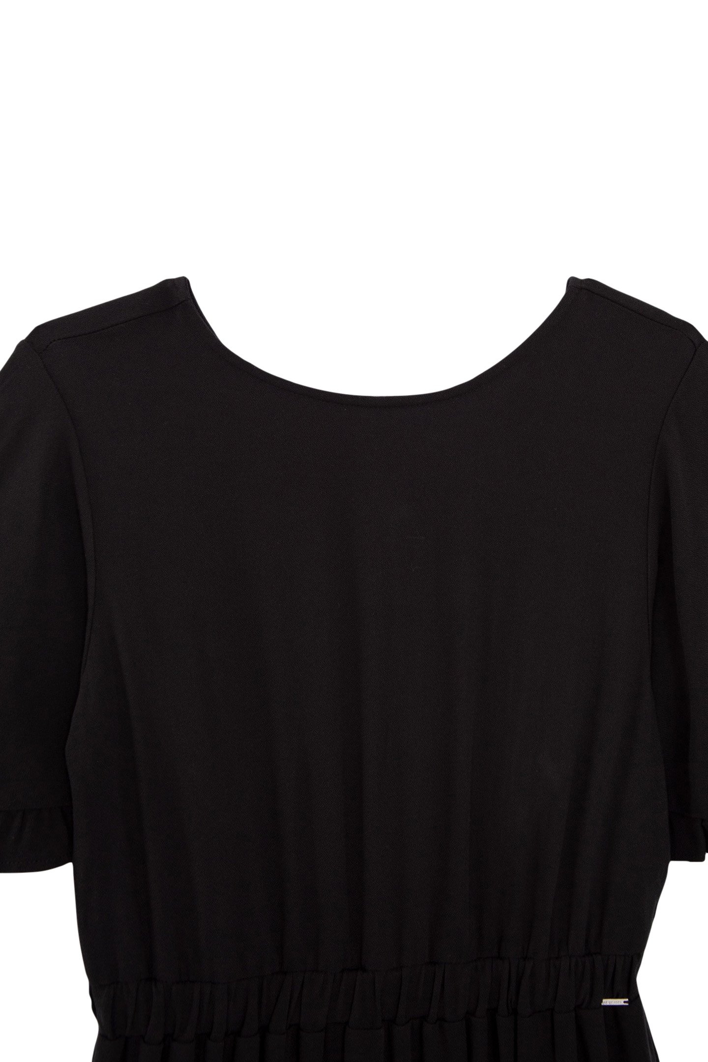 GIRLS’ BLACK DRESS WITH WIDE RUFFLED SLEEVES 3