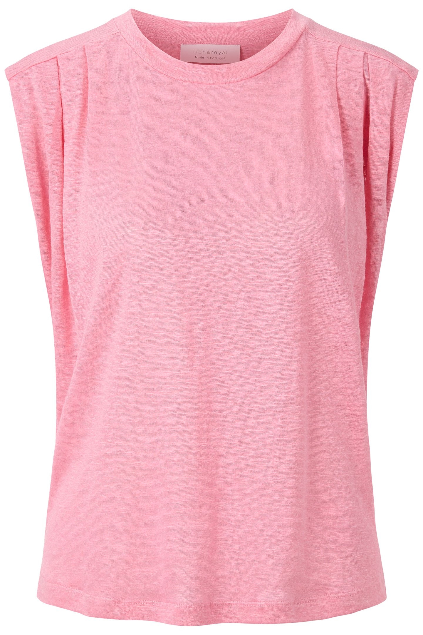 UNI LINEN TOP SORBET PINK 4