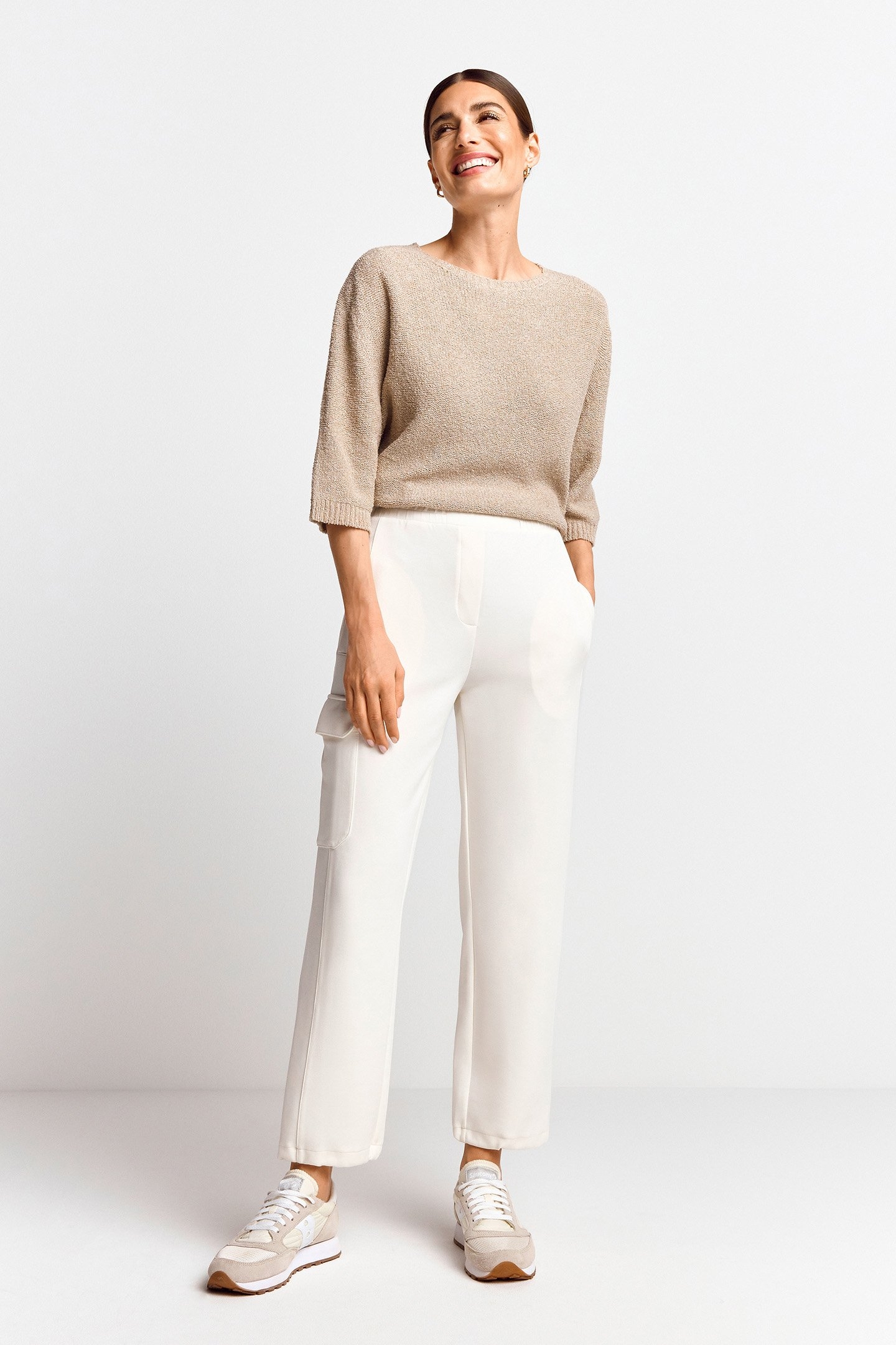 CARGO PANTS WHISPER WHITE 1