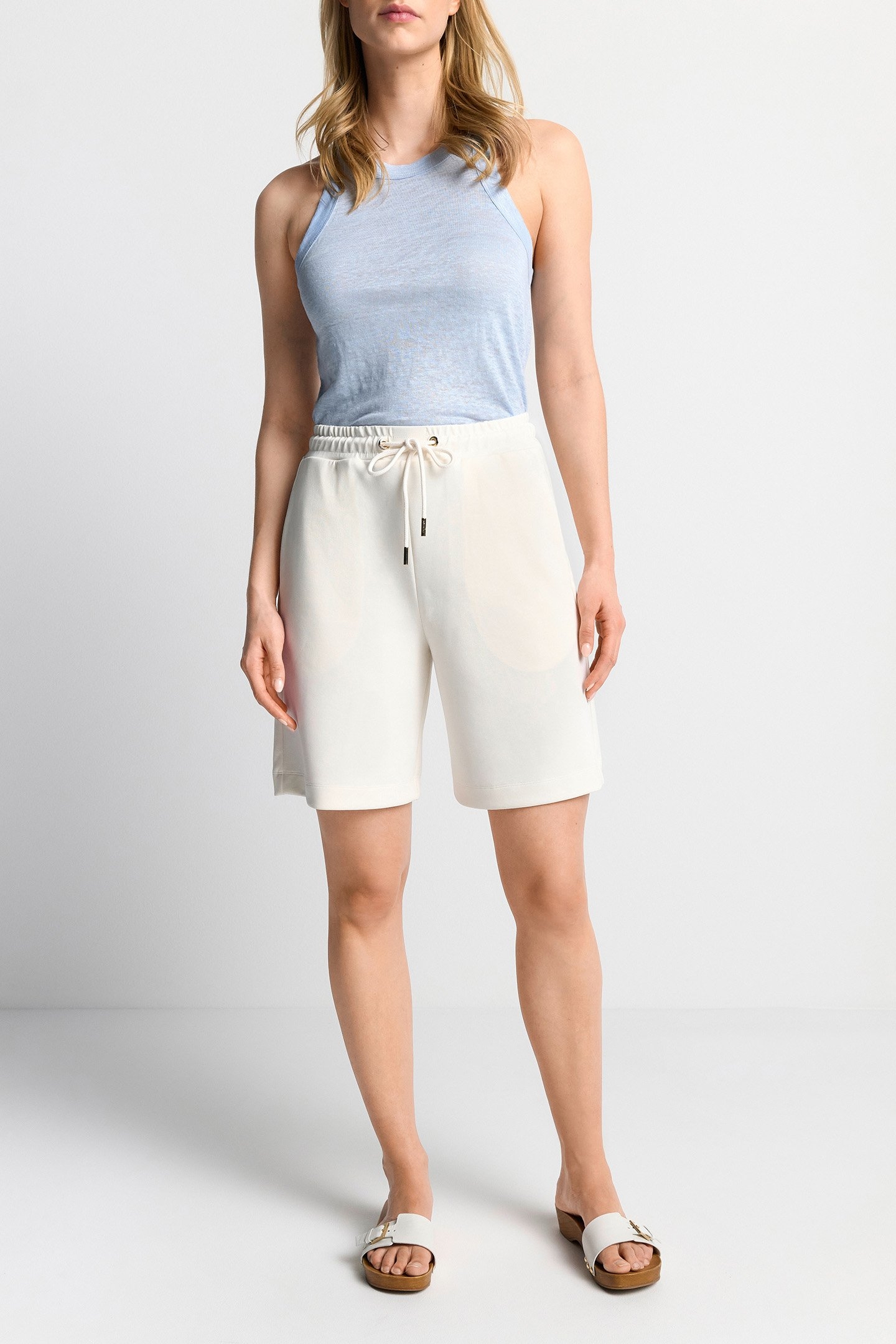BERMUDA SHORTS SUSTAINABLE WHISPER WHITE 1