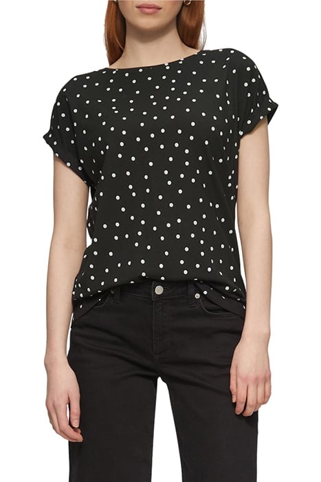 S.OLIVER-QS T-SHIRTS GREY/BLACK 1