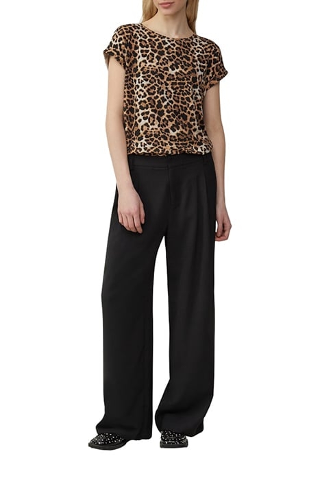 S.OLIVER-QS T-SHIRTS GREY/BLACK 2