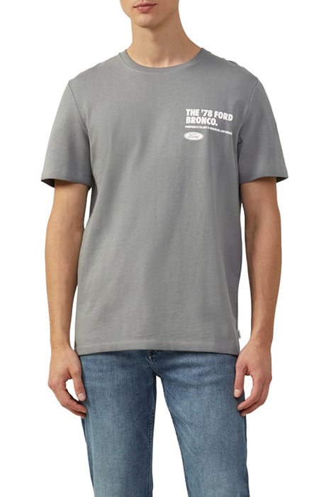 S.OLIVER T-SHIRTS GREY/BLACK 1