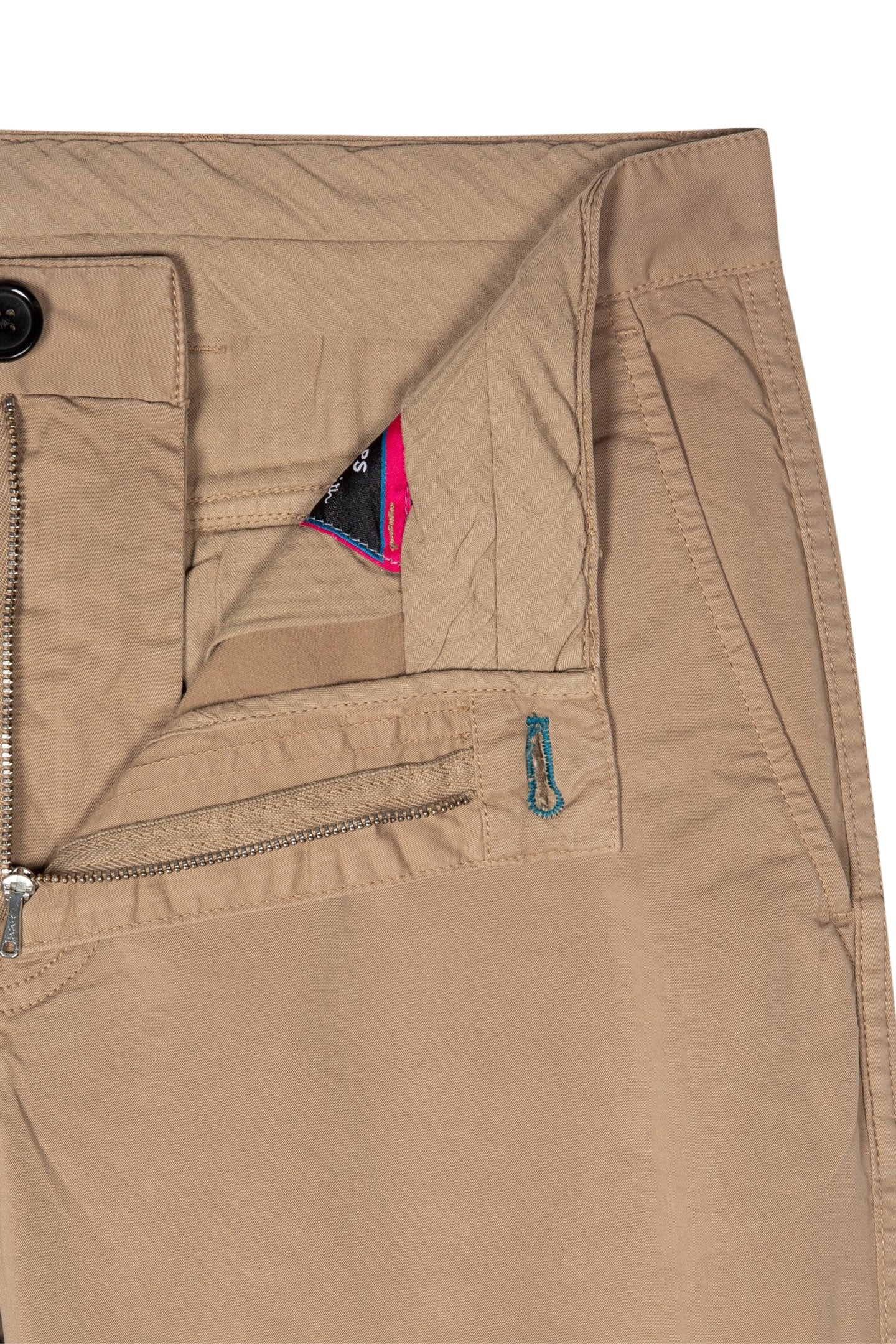 MENS TAPERED FIT STITCHED CHINO CAMEL 2