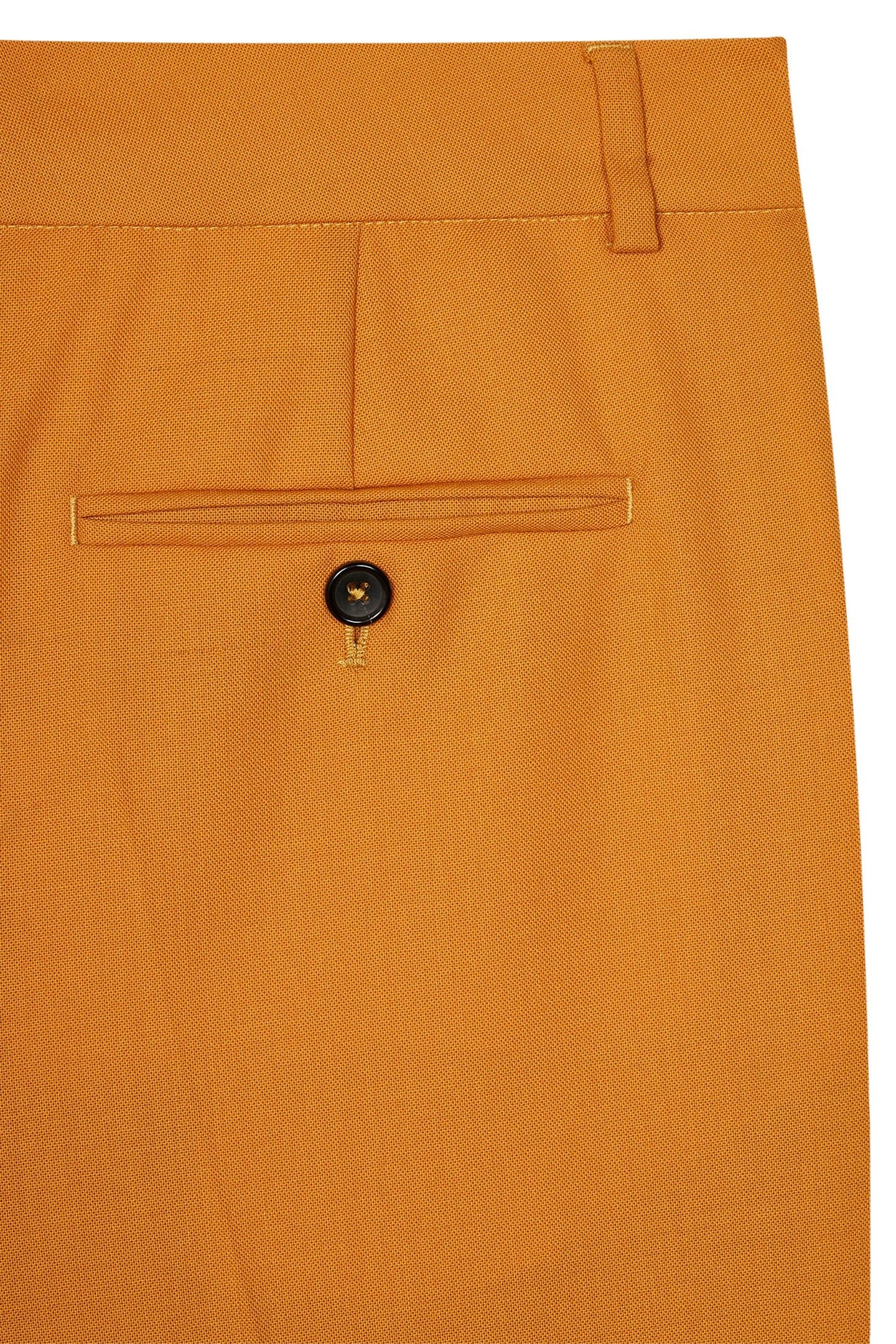 WOMENS TROUSERS OCHRE YELLOW 2