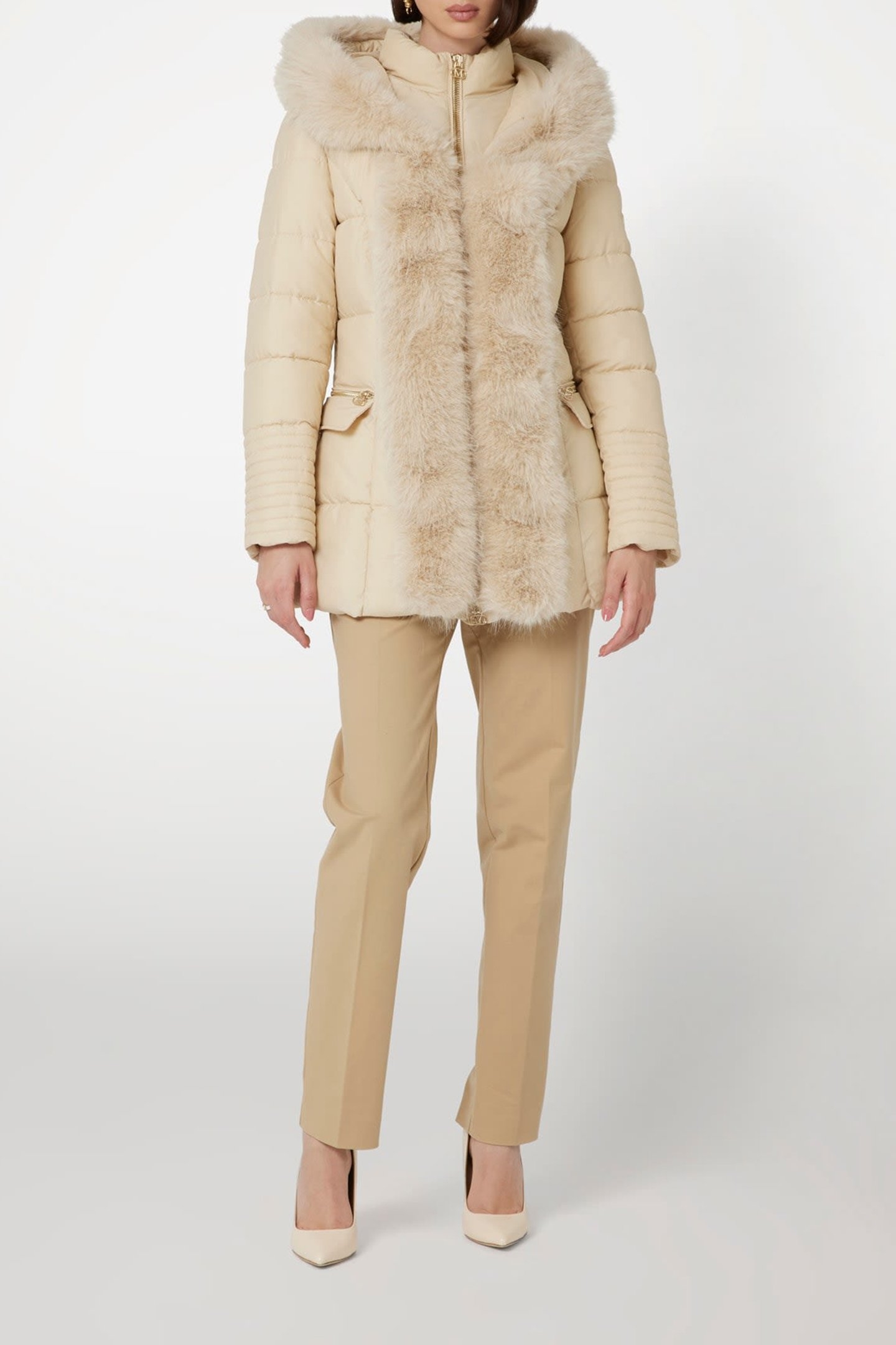 ZOE PUFFER LONG JACK CALM SANDS MULTI 3