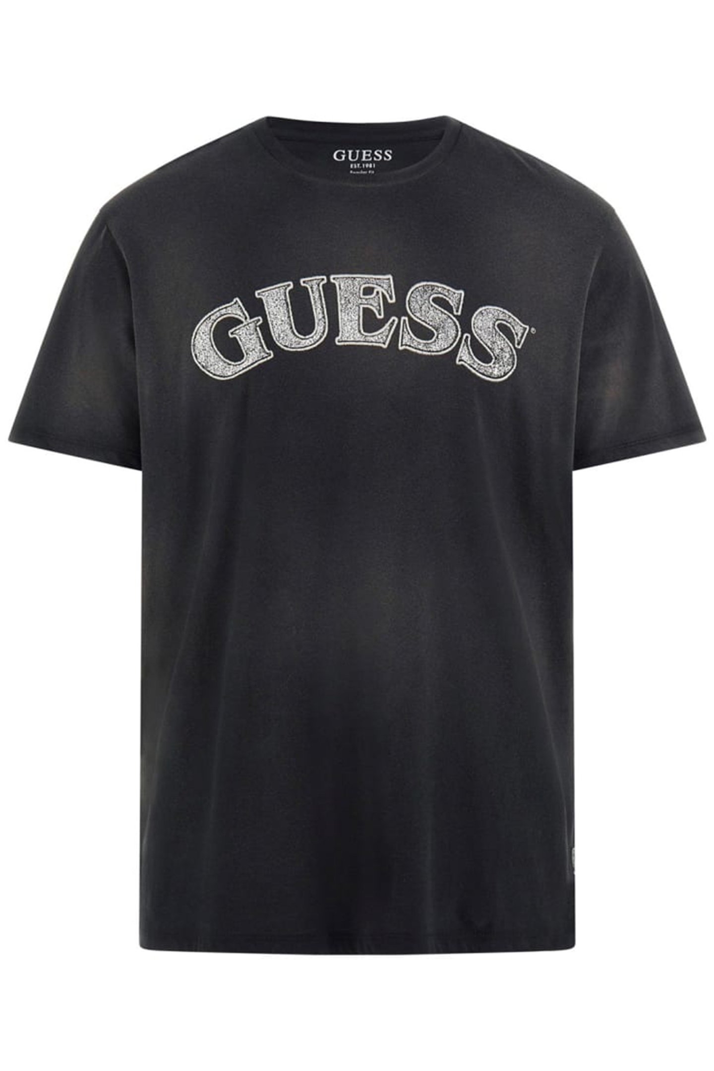 GUESS ECO SS BSC GES ARCHED LO JET BLACK MULTI 4