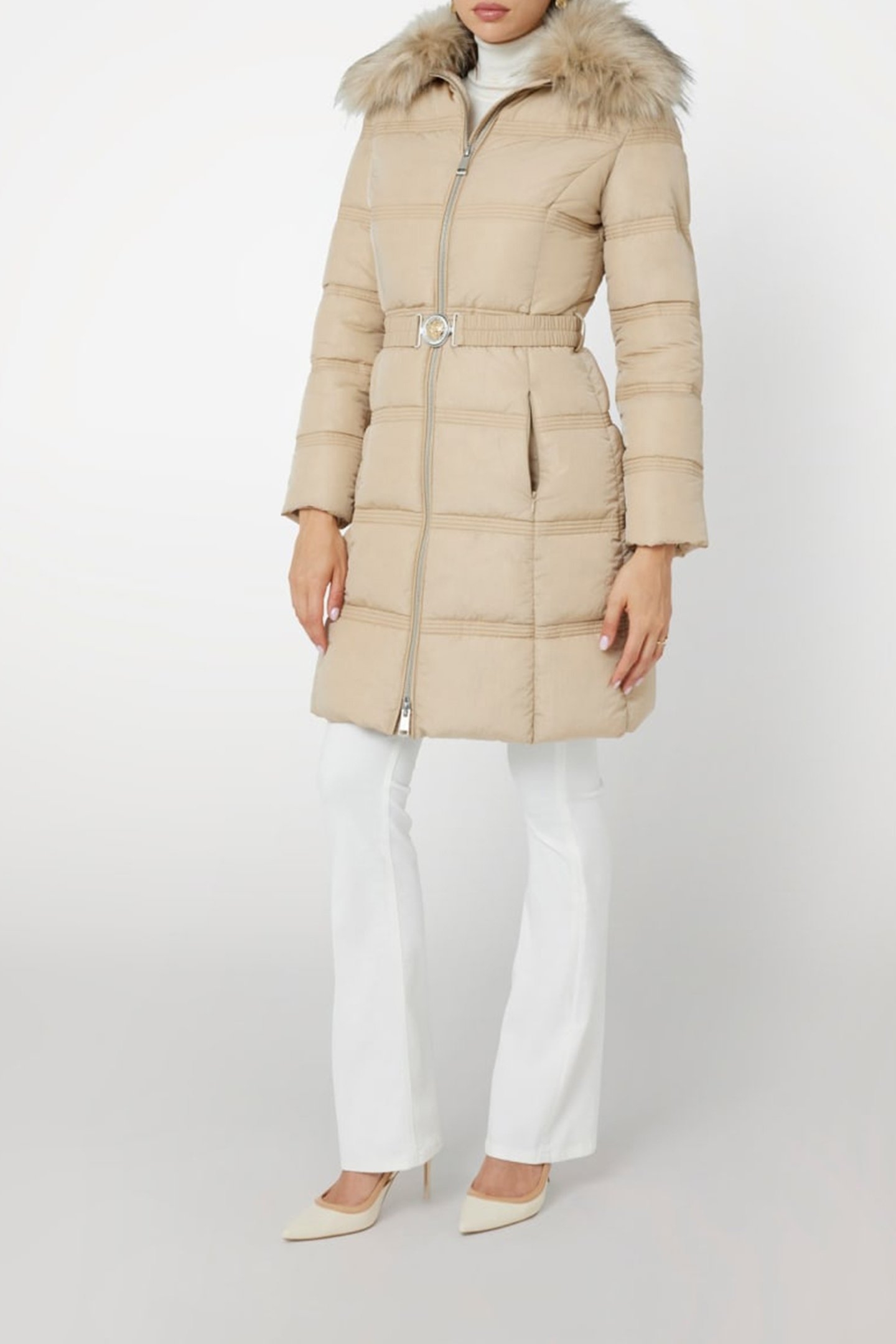 NEW MARISOL LONG BEL FOAMY TAUPE MULTI 3