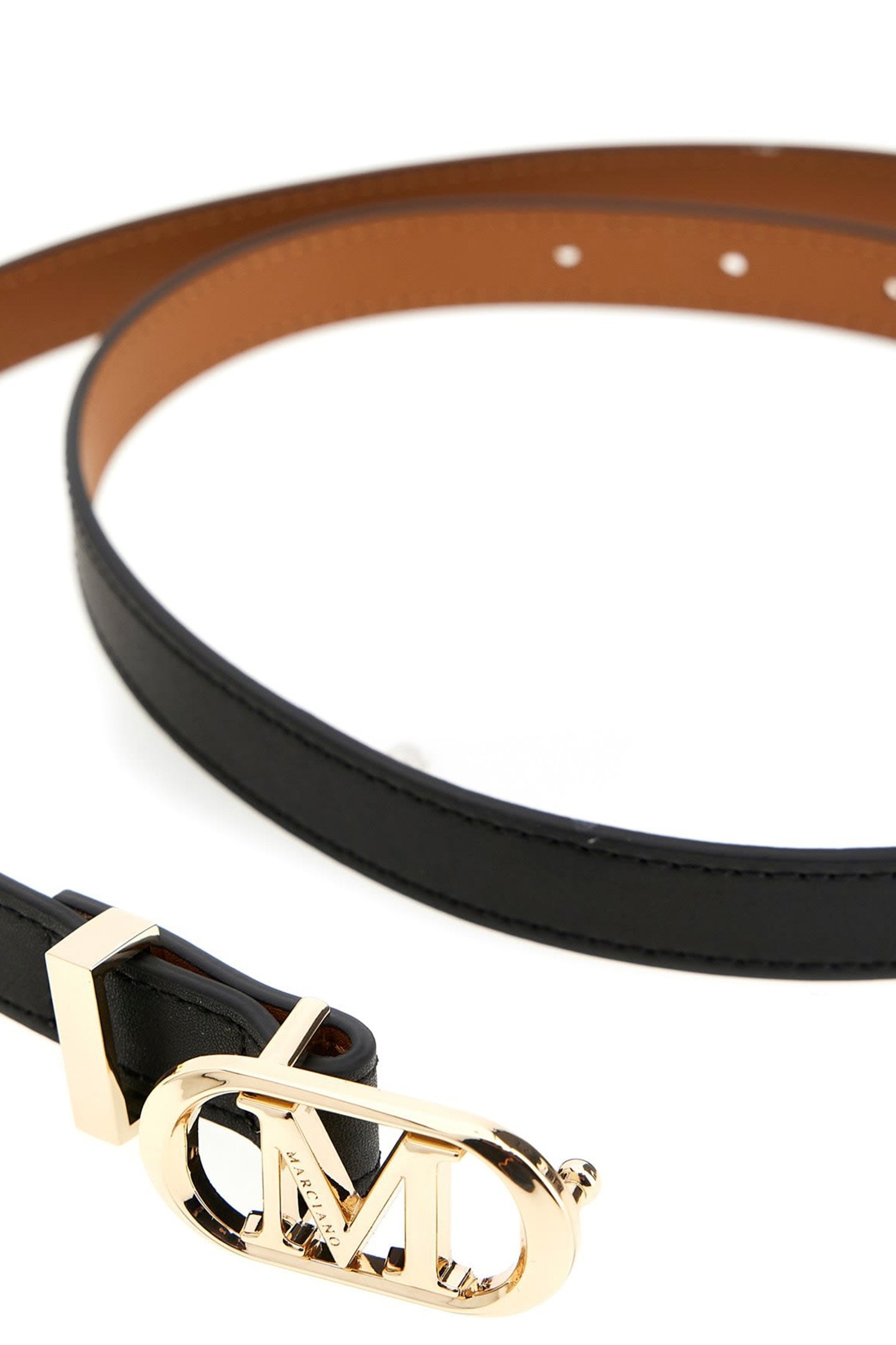 M BUCKLE BELT JET BLACK A996 3