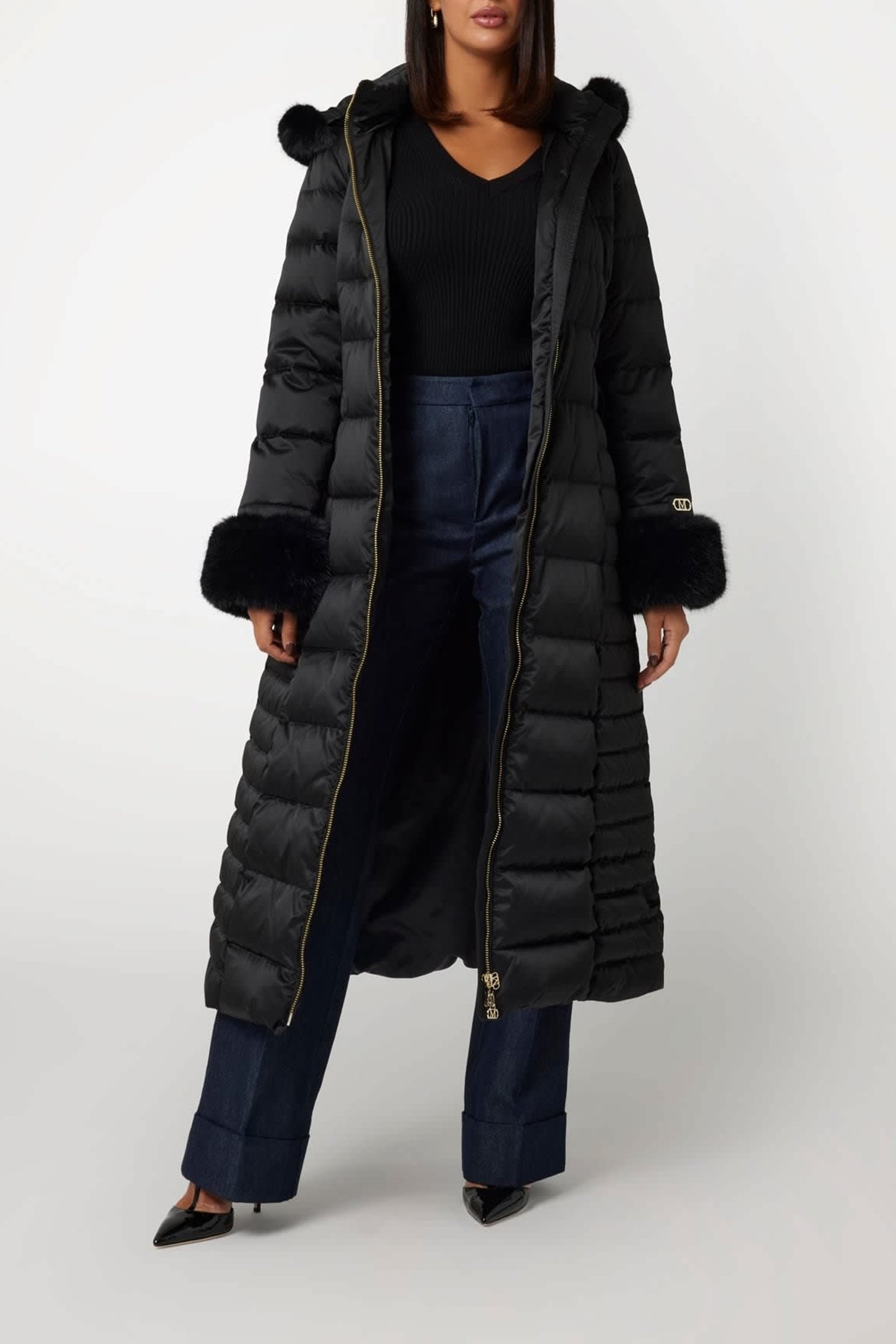 JASTIN DOWN LONG JAC JET BLACK A996 4