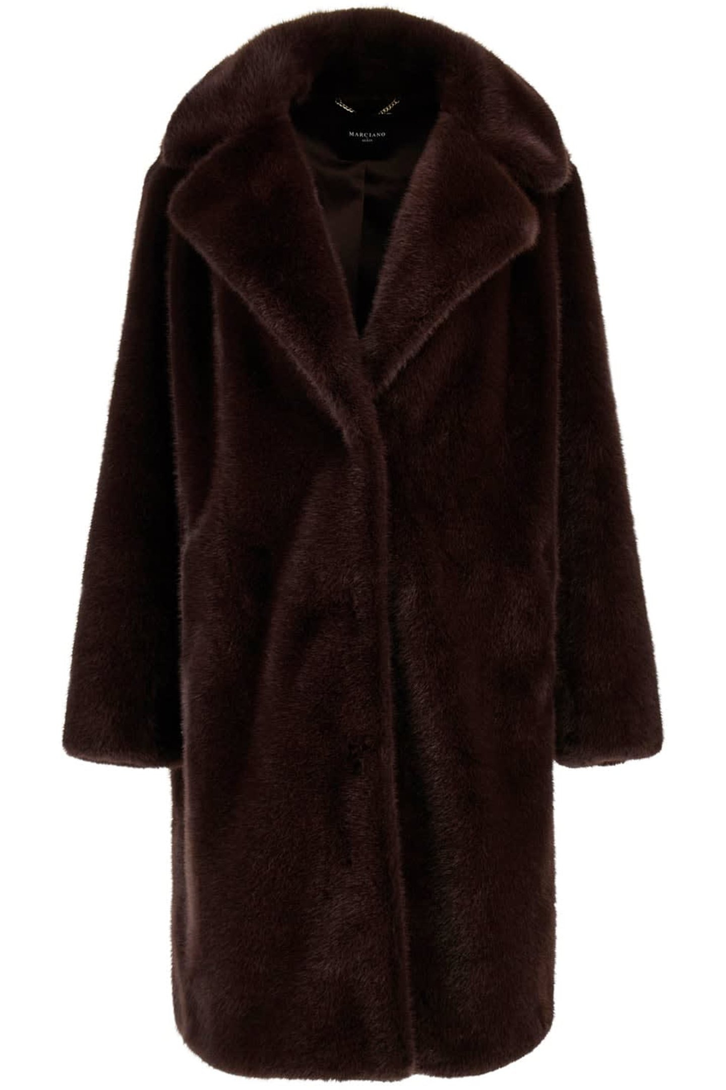 BIANCA FAUX FUR COAT COLD BREW MULTI 4