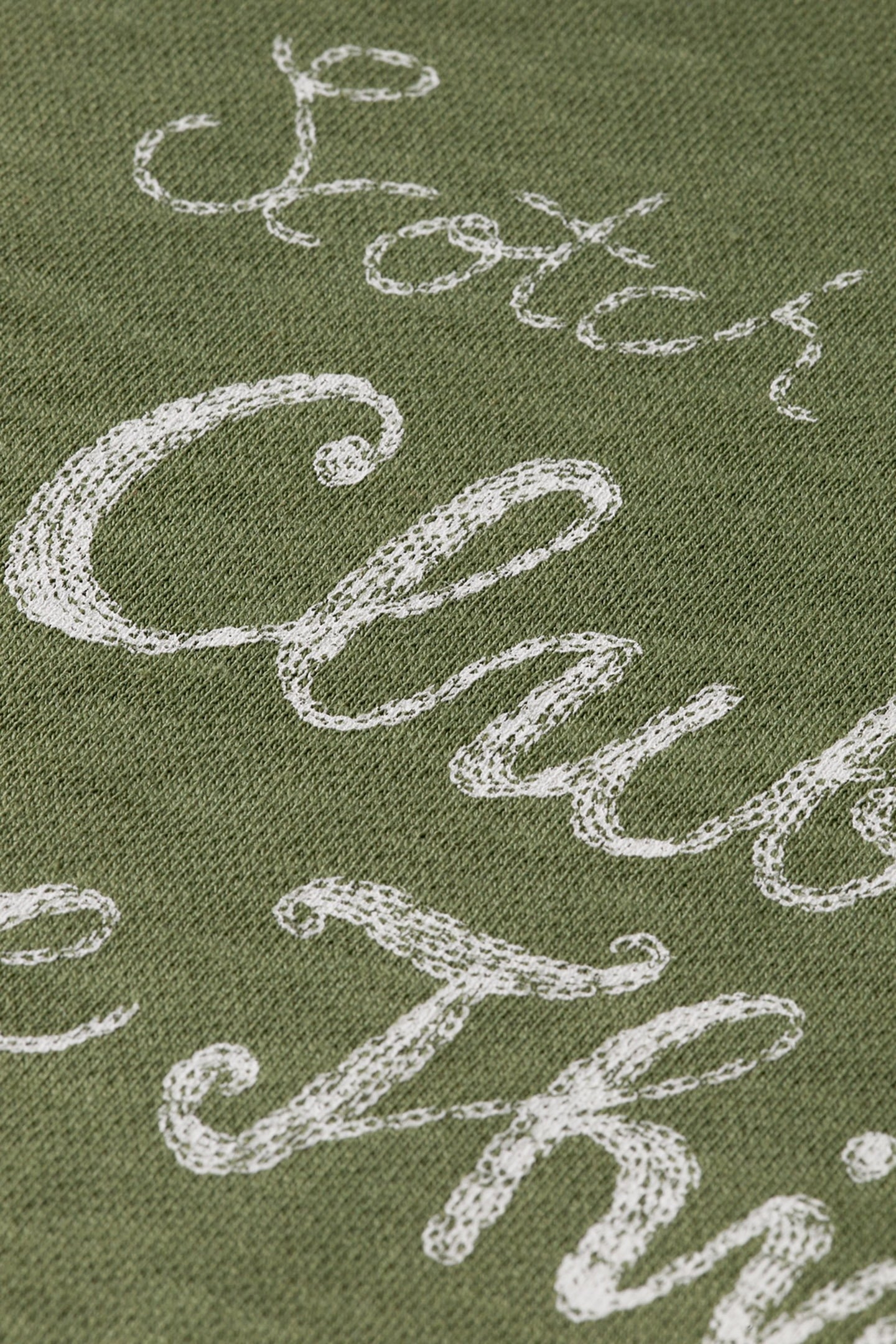 CHEST ARTWORK SWEATSHIRT GREEN IVY 3