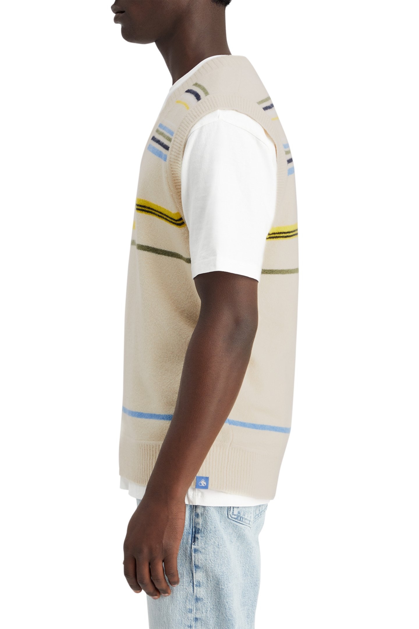 SOFT KNIT VEST PARCHMENT 6