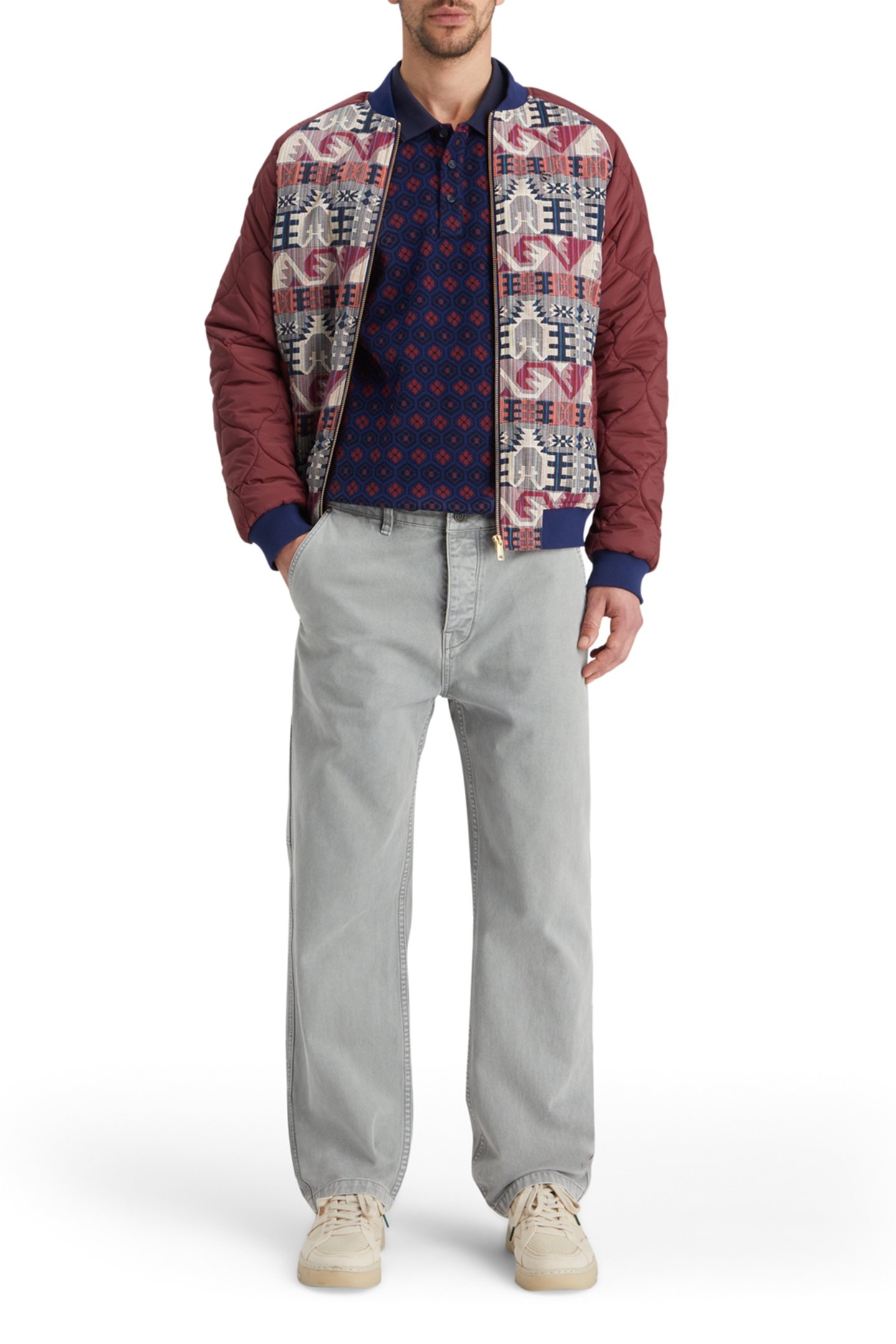 JACQUARD POLO INK BLUE JACQUARD 5