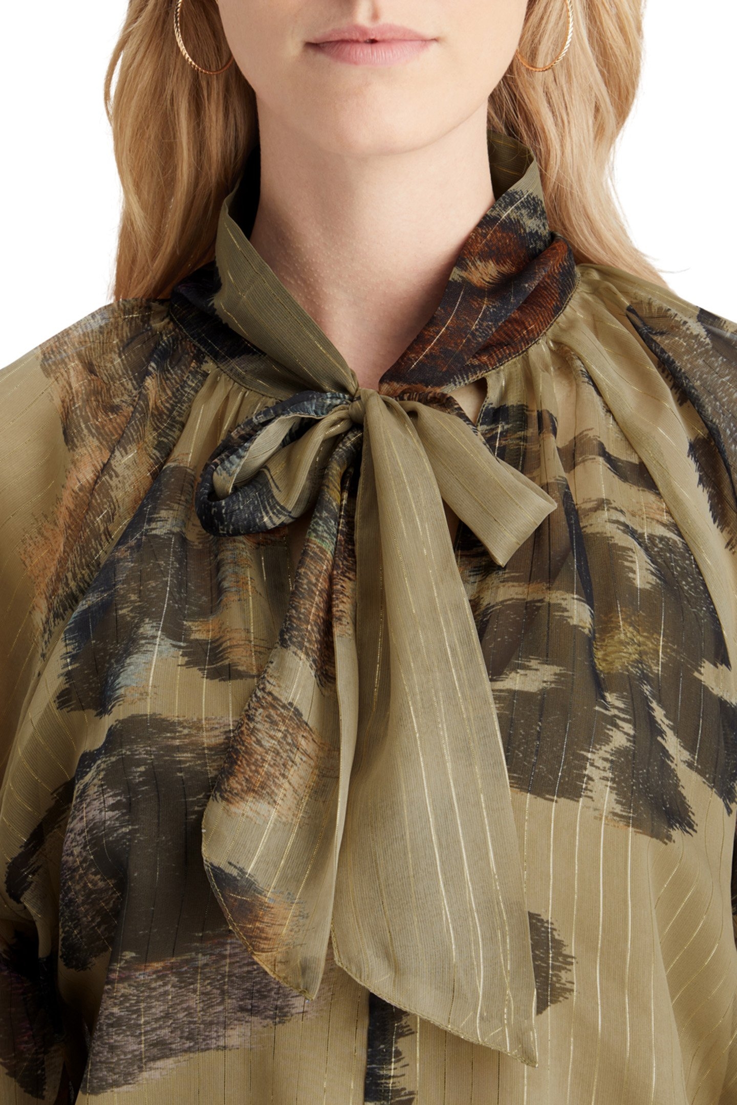 LUREX TOP POETRY TAPESTRY MILITARY 8